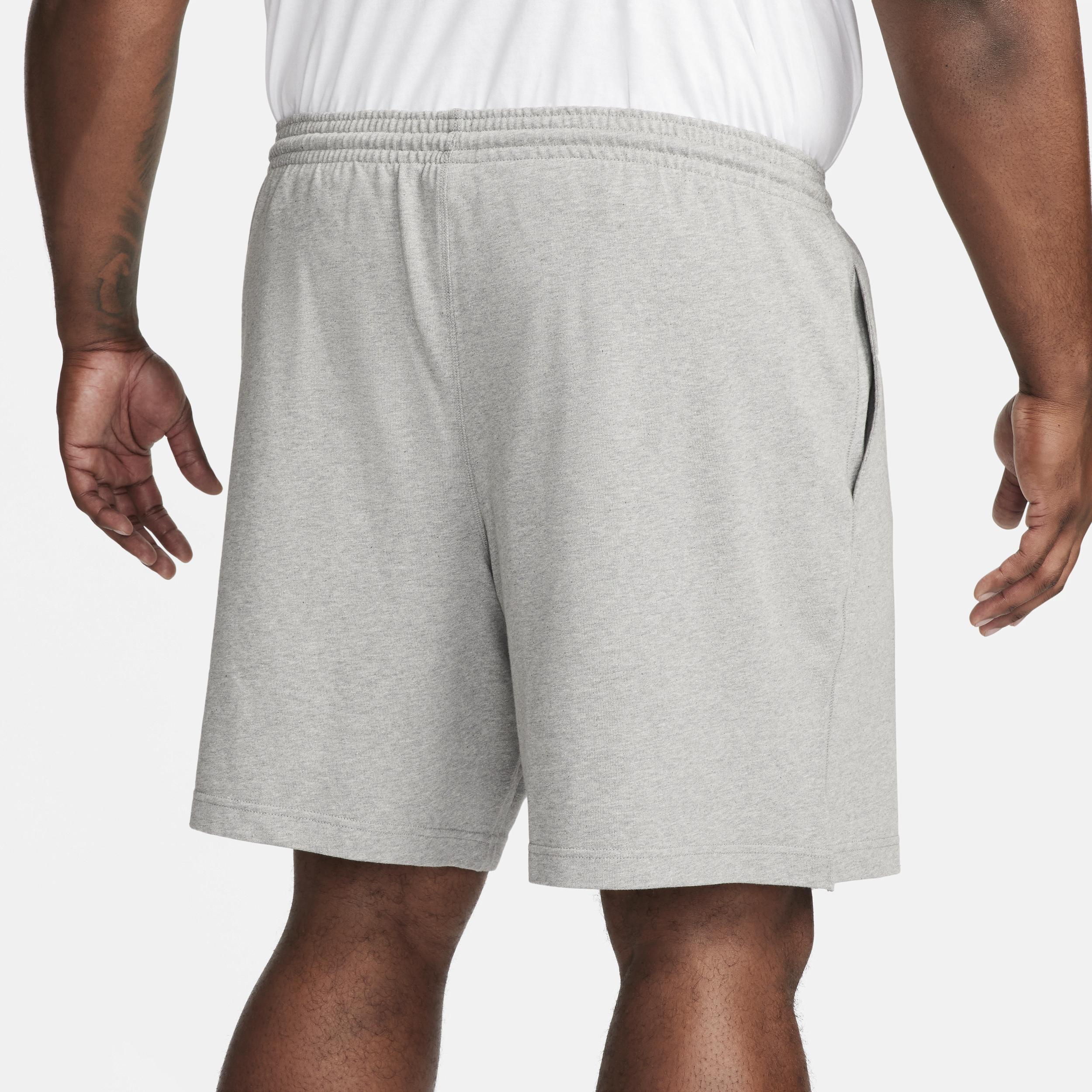 Big & Tall Nike Club Knit Shorts, Men's, Size: 3XL Tall, Black White Product Image