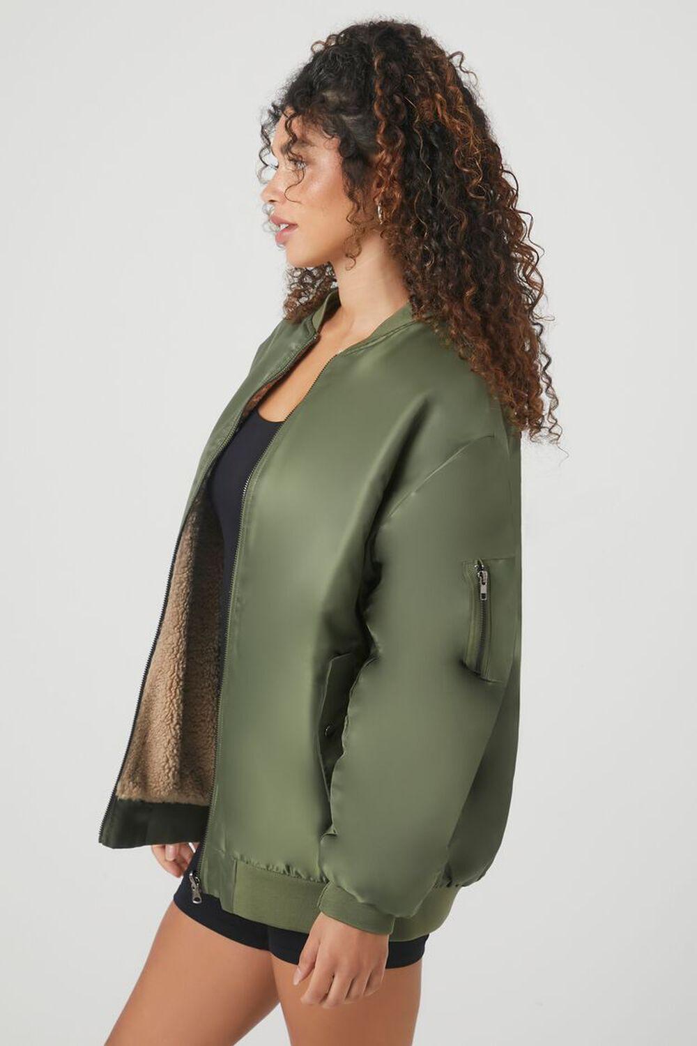 Faux Shearling Bomber Jacket | Forever 21 Product Image