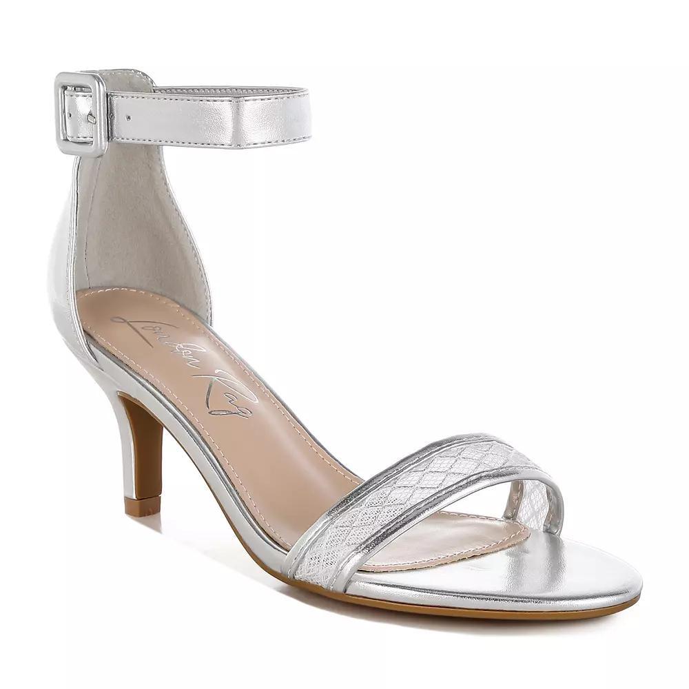 London Rag Ninto Women's Heels, Size: 9, Silver Product Image