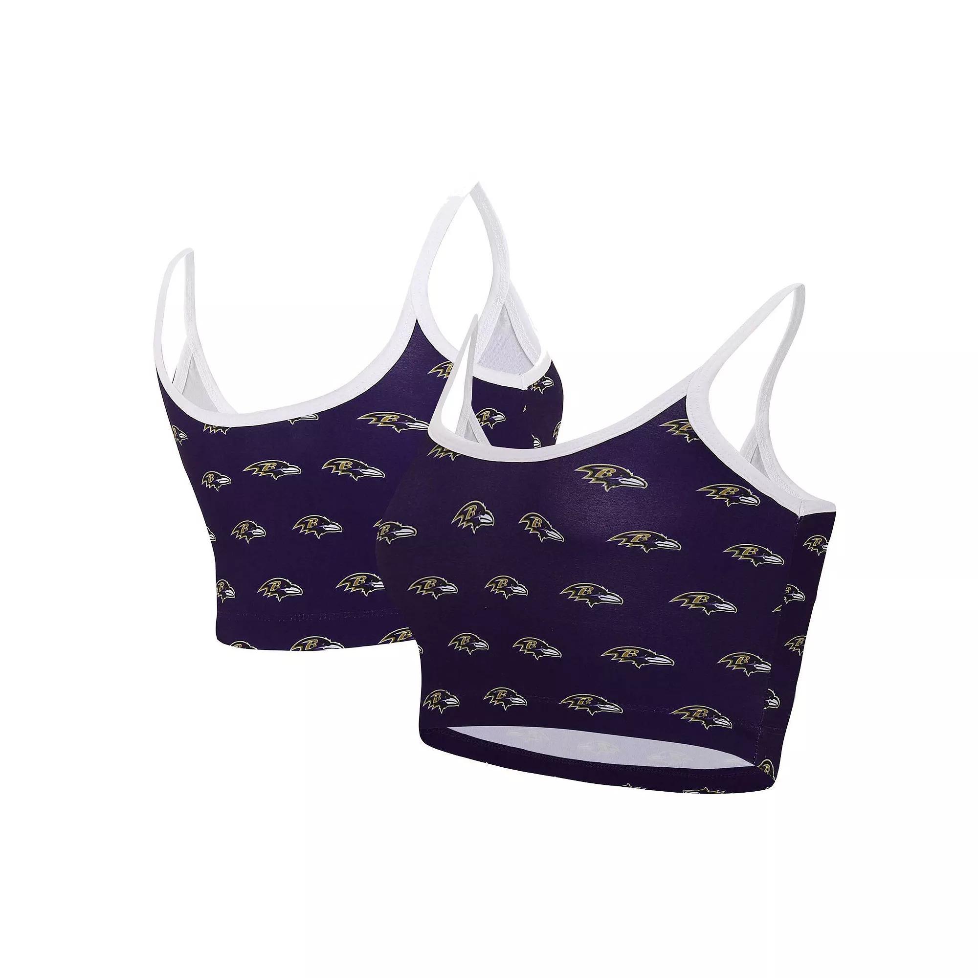 Womens Concepts Sport Baltimore Ravens Gauge Lounge Bralette Product Image