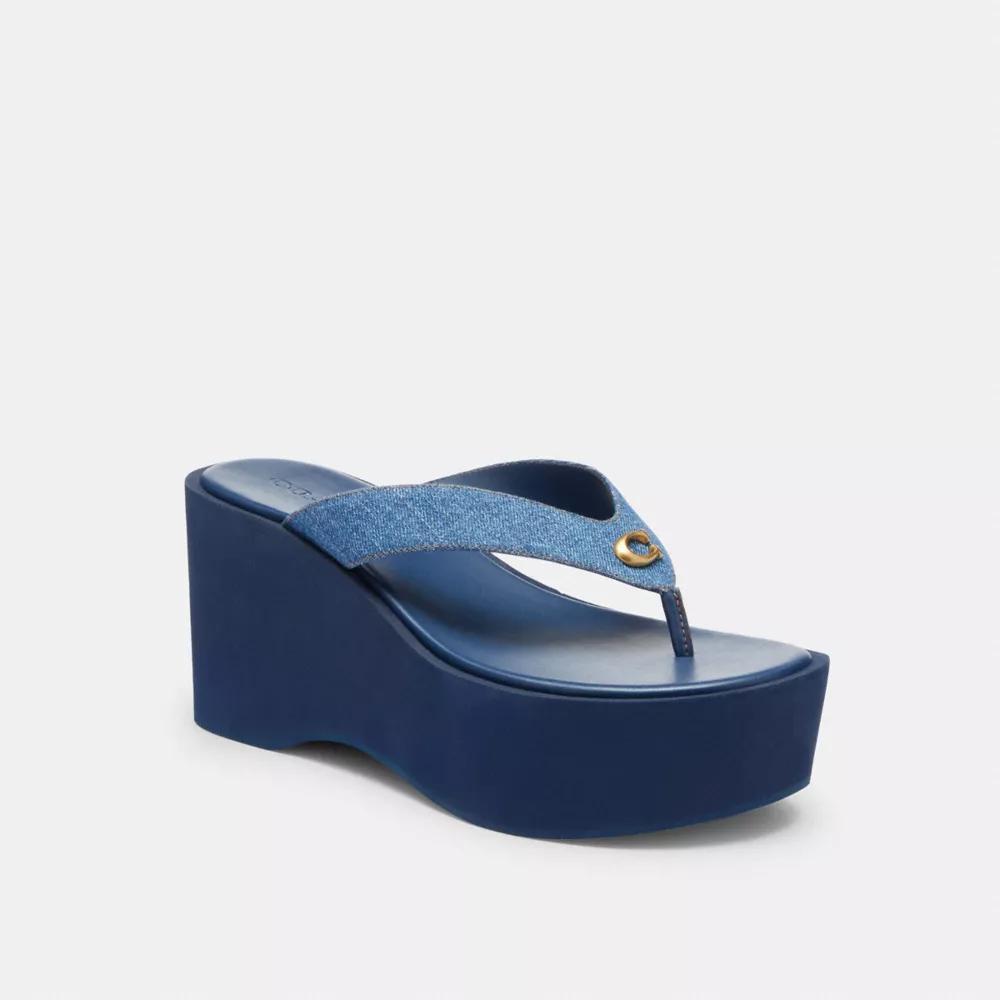 Sculpted C Platform Flip Flop Product Image