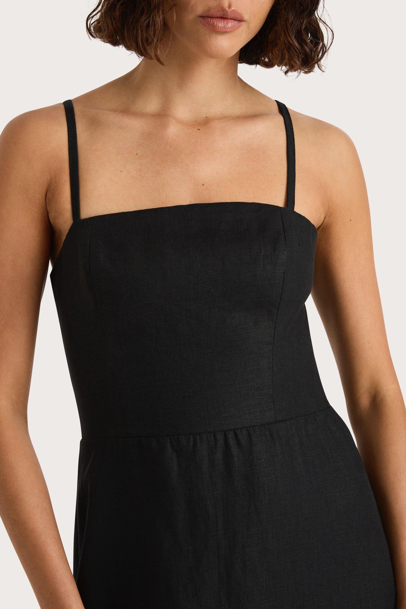 Valerie Midi Dress Black Product Image