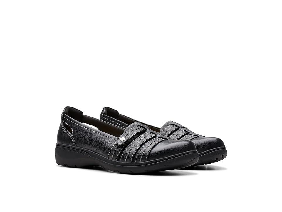 Clarks Carleigh Eliza Leather) Women's Flat Shoes Product Image