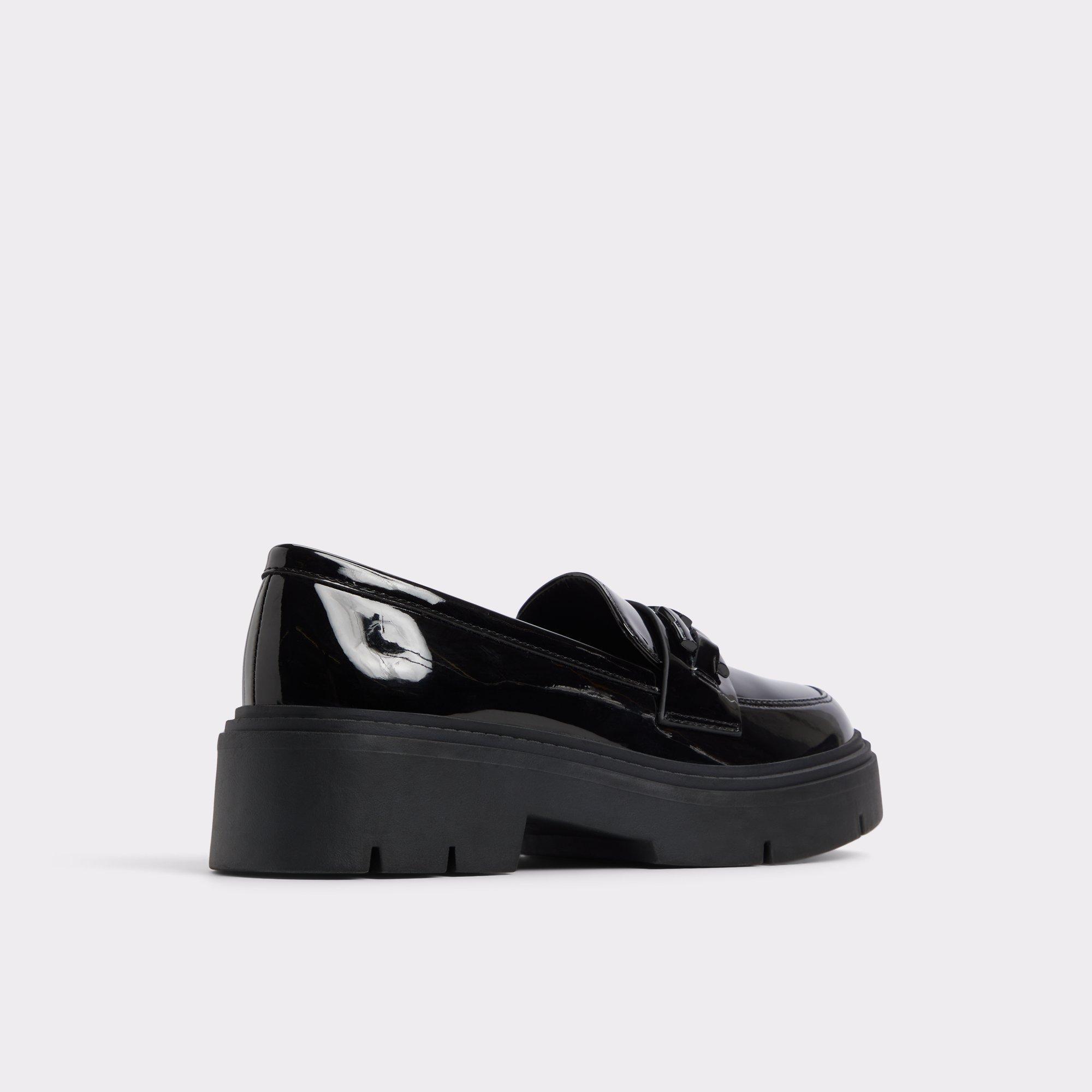 Mazey Black Synthetic Patent Women's Loafers & Oxfords | ALDO US Product Image