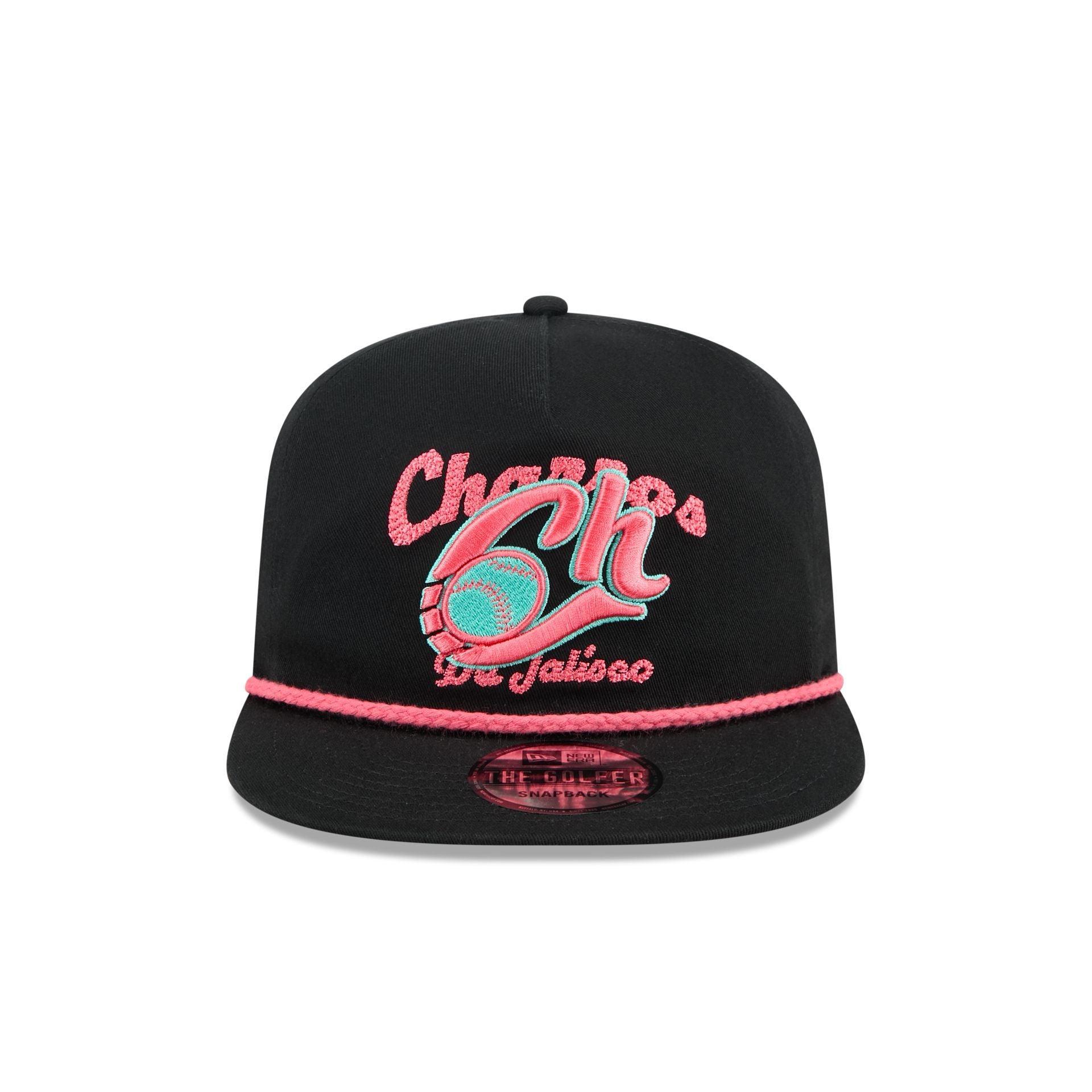 Charros de Jalisco Two-Tone Black Golfer Hat Male Product Image