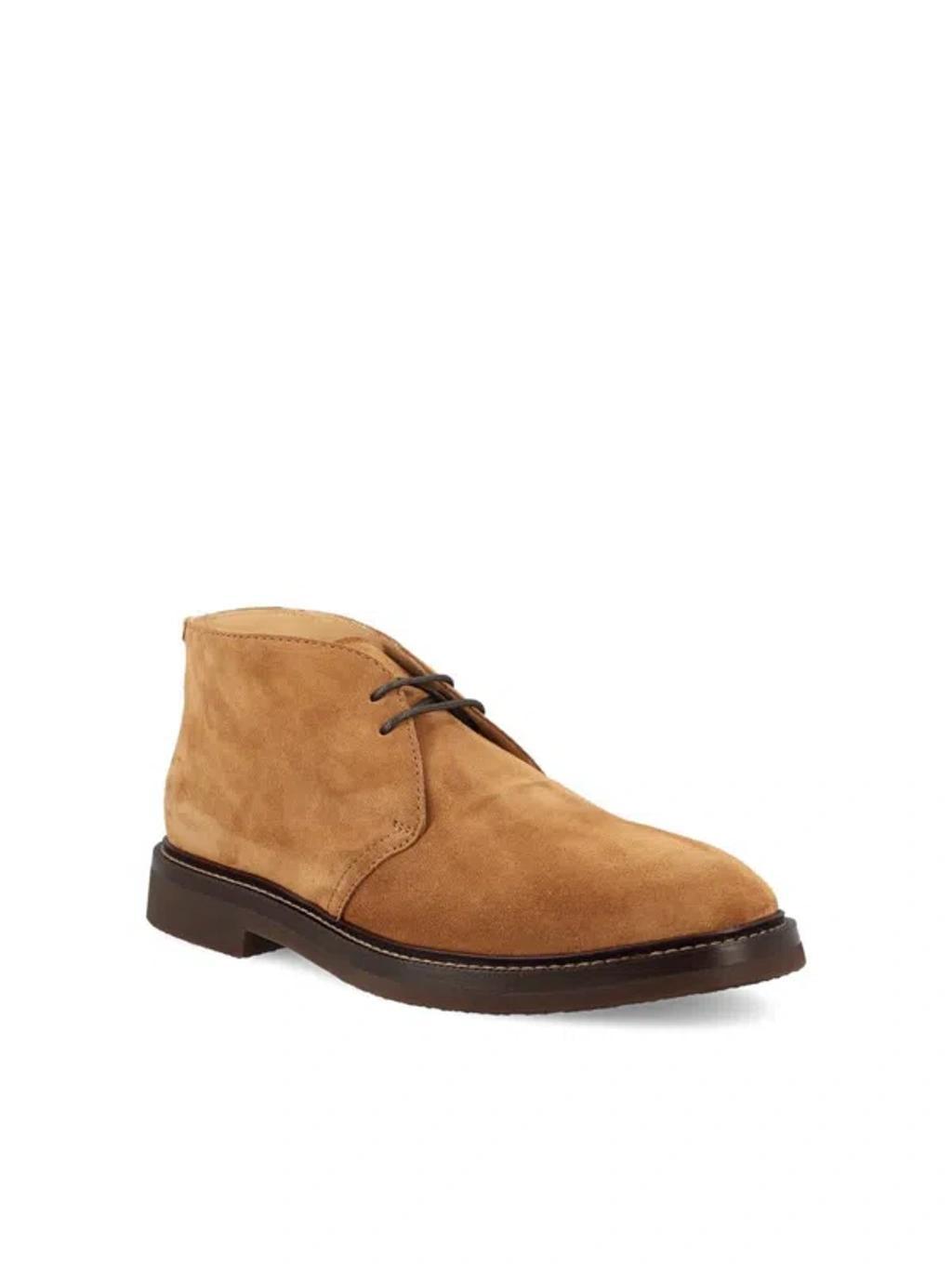 BRUNELLO CUCINELLI Low Shoes In Saracen Product Image
