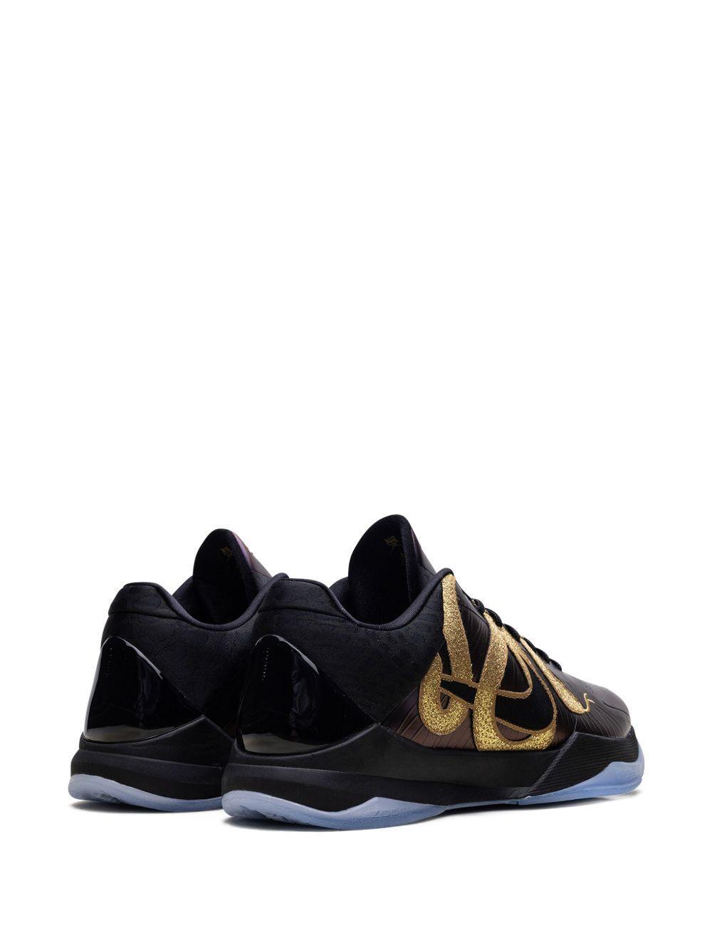 Zoom Kobe 5 Protro "Eggplant - Eggplant/Black/Metallic Gold" sneakers Product Image