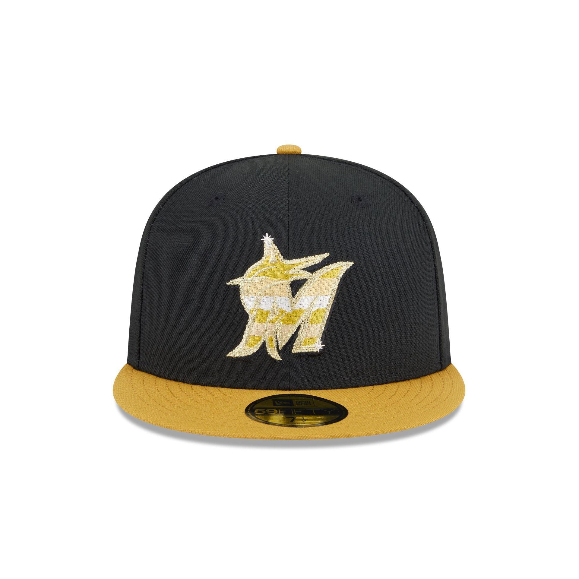 Baltimore Orioles Metallic Gold Logo 59FIFTY Fitted Hat Male Product Image
