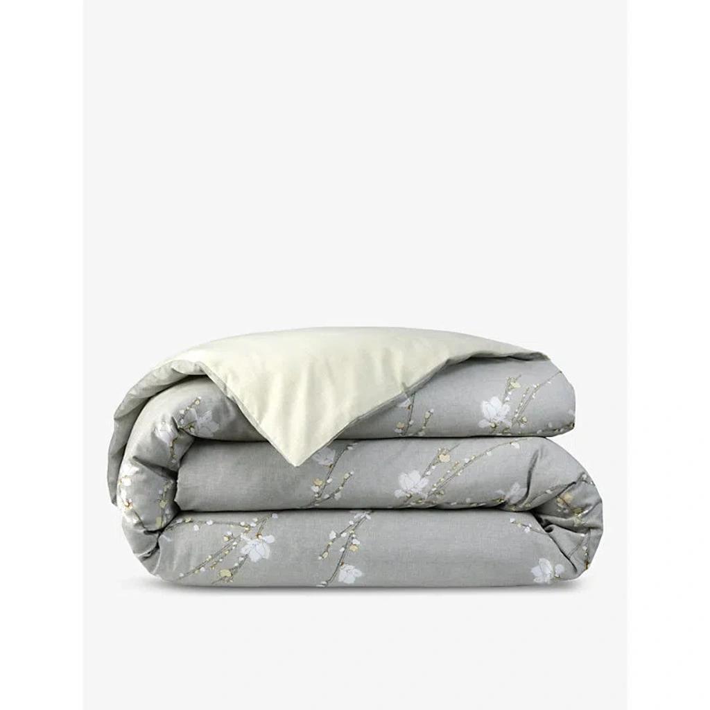 HUGO BOSS Boss Multicoloured Almond Flowers Floral-print Cotton Duvet Cover 140cm X 200cm Product Image