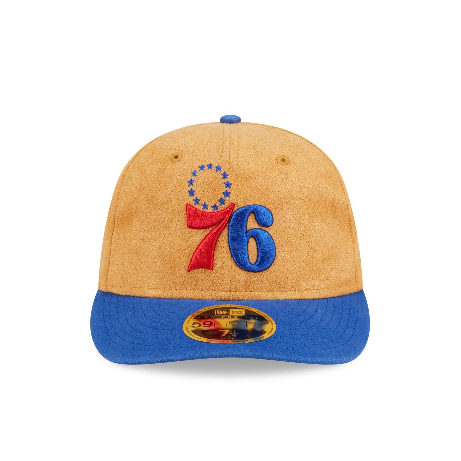 Philadelphia 76ers Tan Texture Low Profile 59FIFTY Fitted Hat Male Product Image