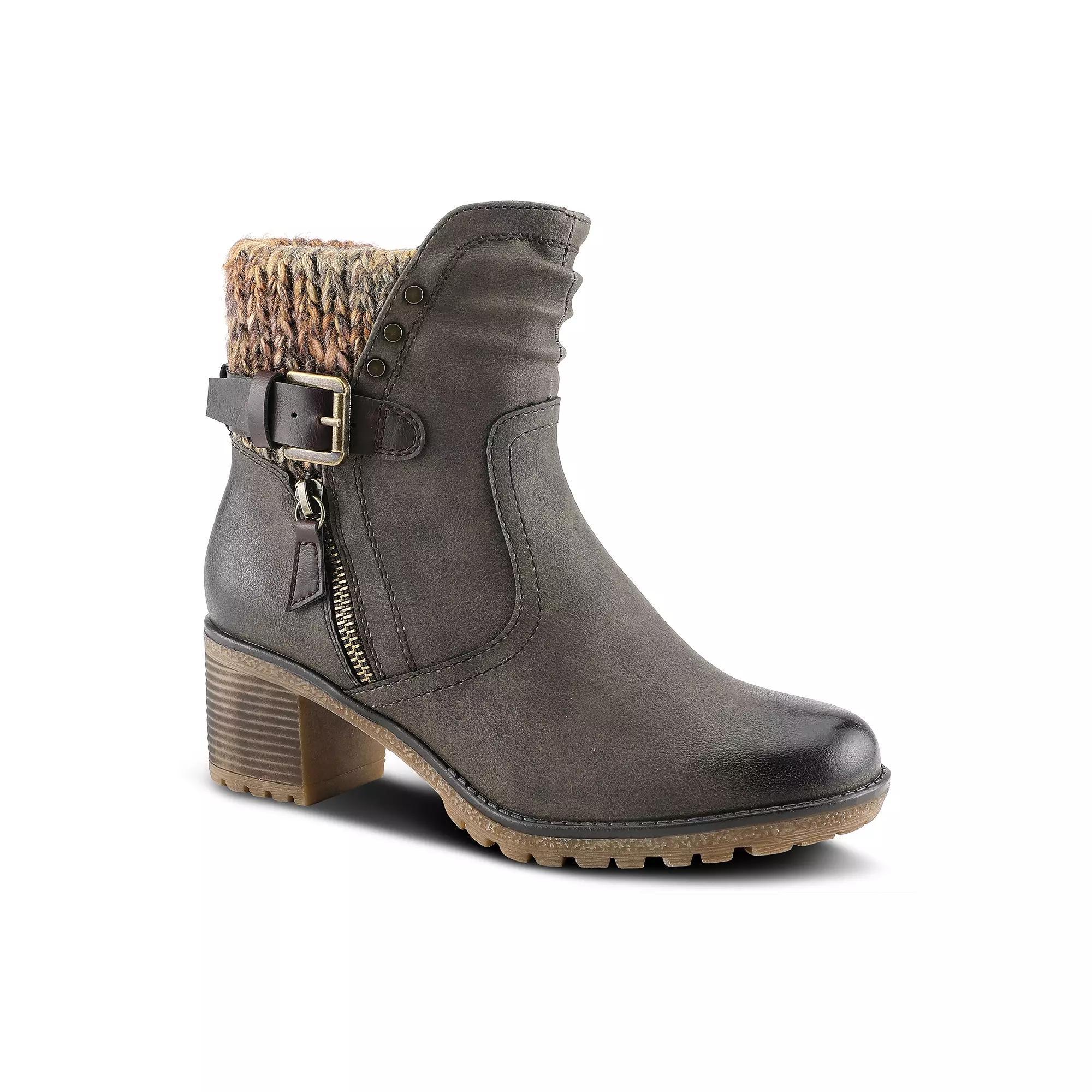 Spring Step Rene Women's Ankle Boots, Size: 39, Olive Green Product Image
