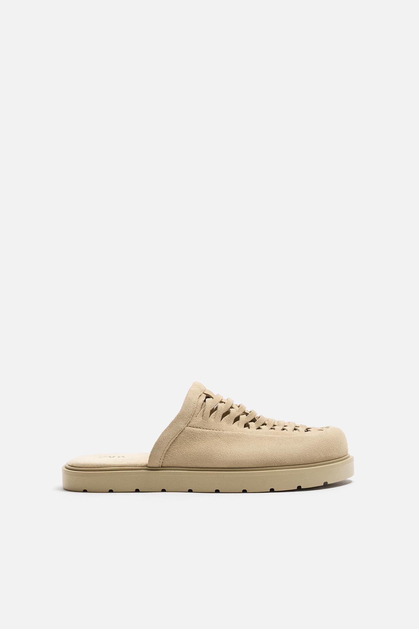 BRAIDED LEATHER CLOGS Product Image