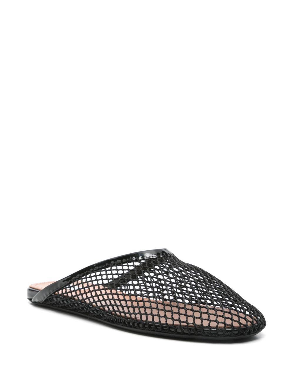 leather flat mules Product Image