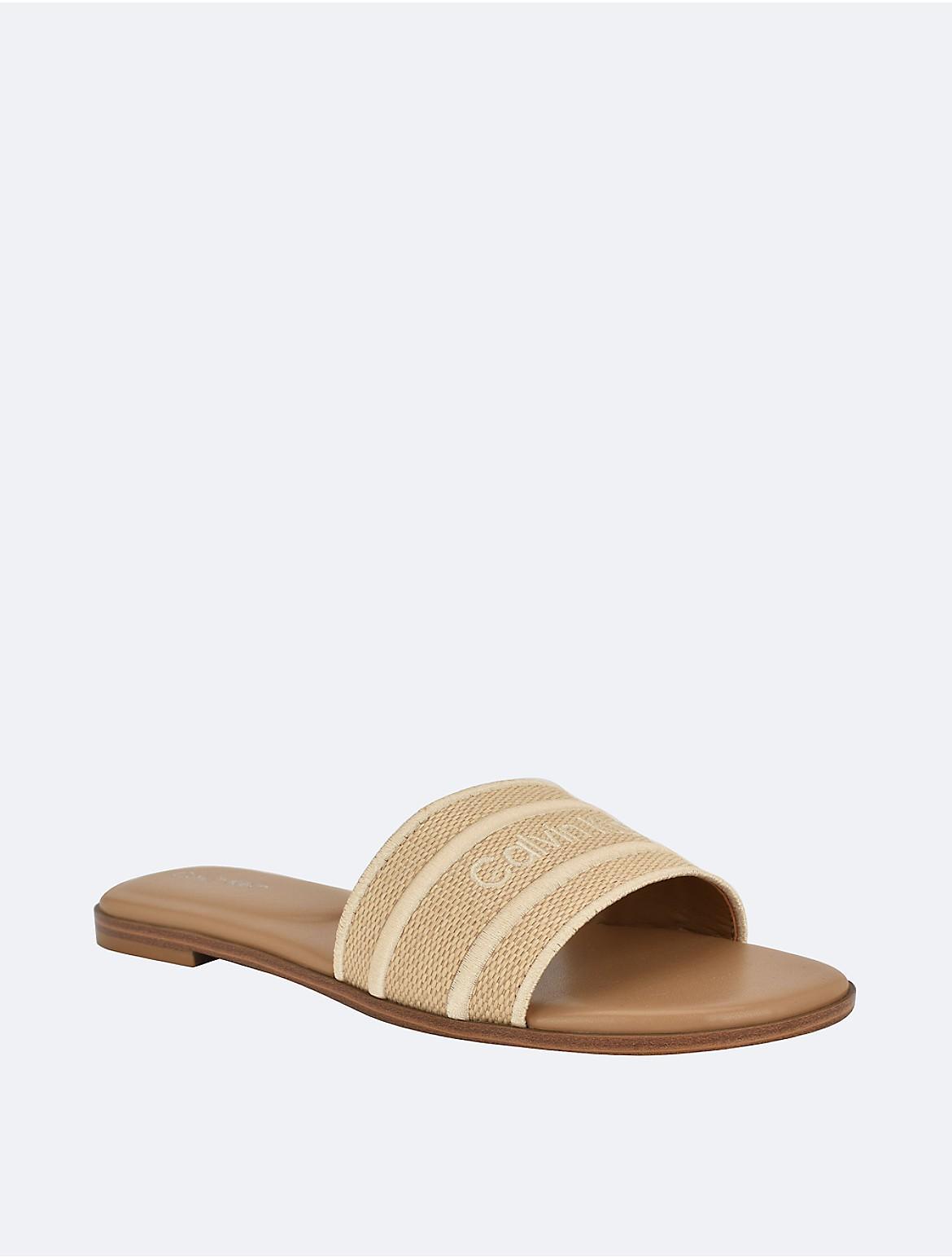 Calvin Klein Women's Women's Kendell Sandal - Brown - 8 Product Image