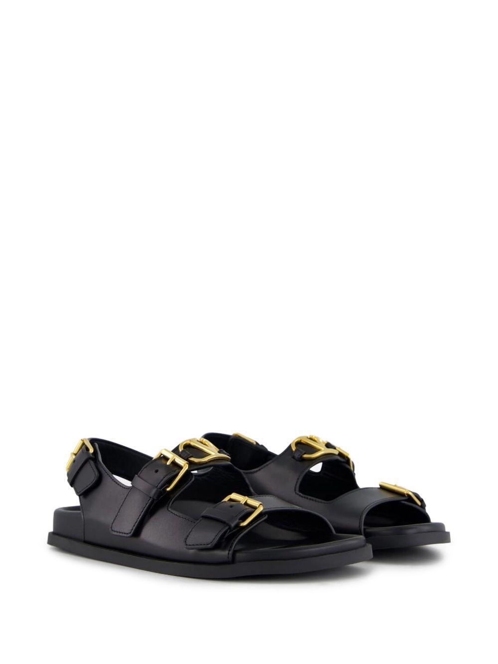 VLogo Signature buckle-detail sandals Product Image