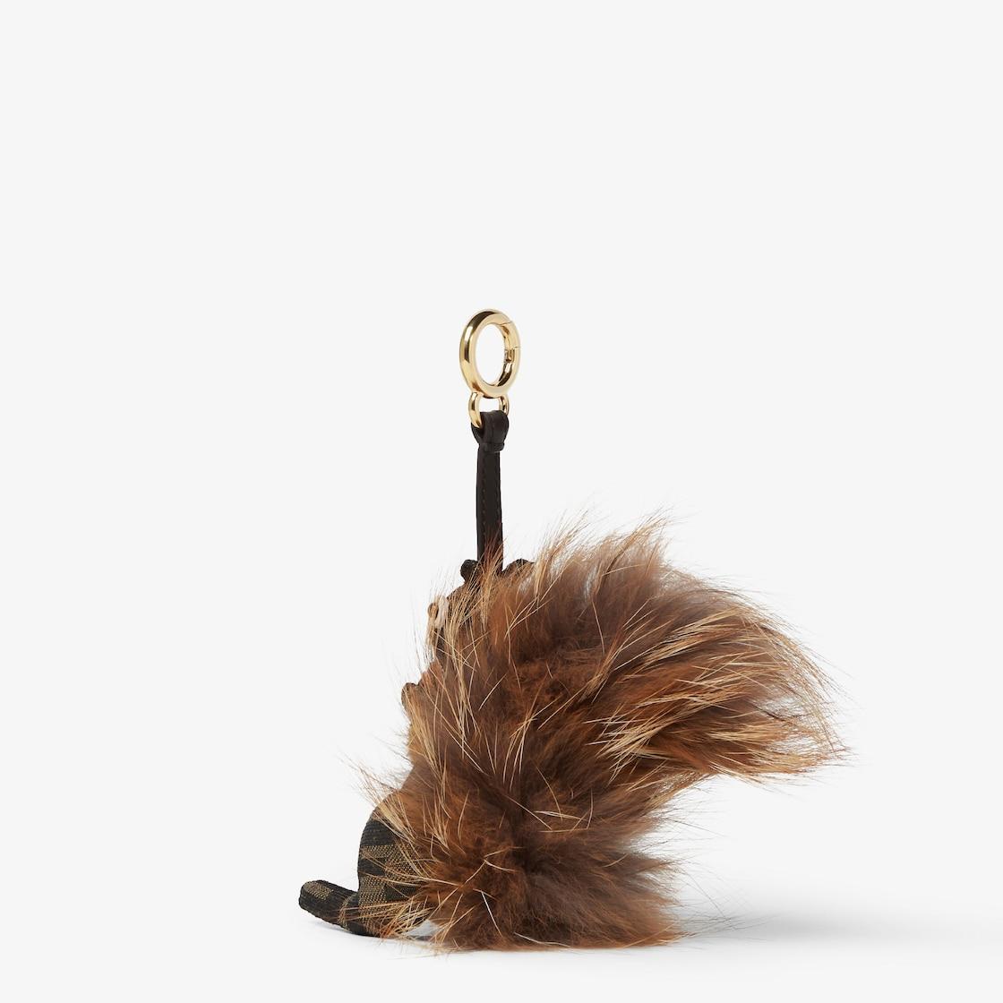 Squirrel CharmBrown FF jacquard fabric charm Product Image