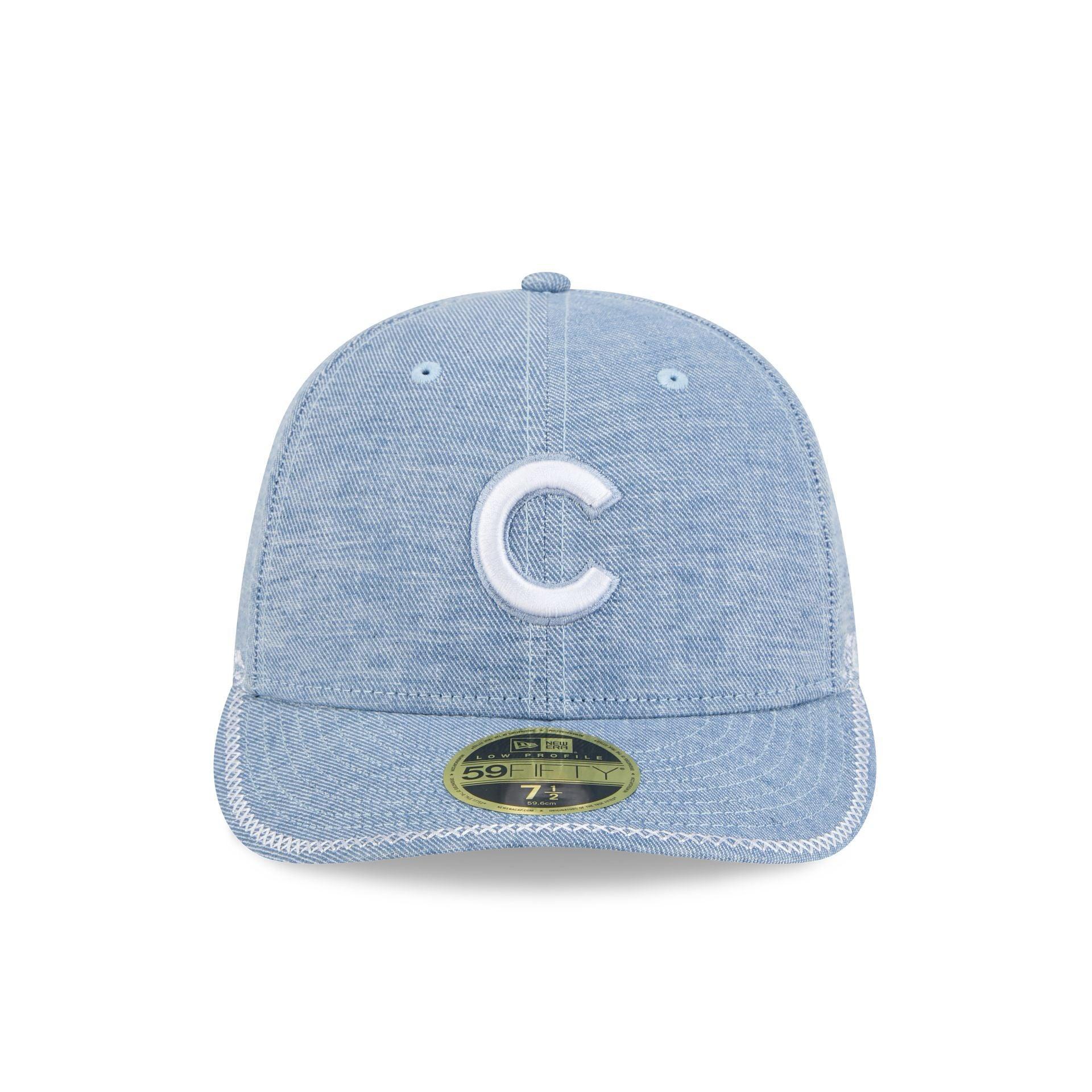 Houston Astros Hand Stitched Chambray Low Profile 59FIFTY Fitted Hat Male Product Image