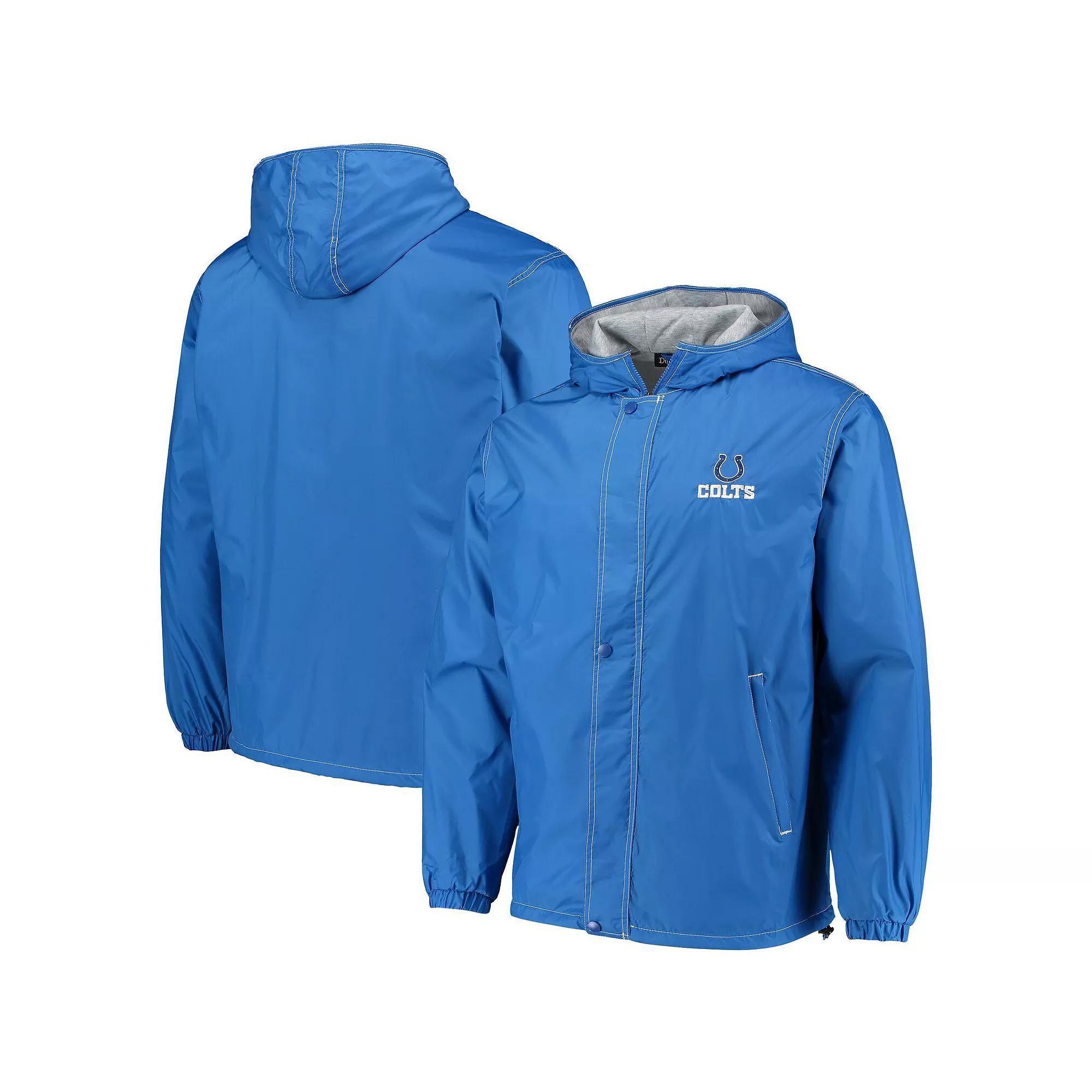 Men's Dunbrooke Royal Indianapolis Colts Logo Legacy Stadium Full-Zip Jacket, Size: Small, Blue Product Image