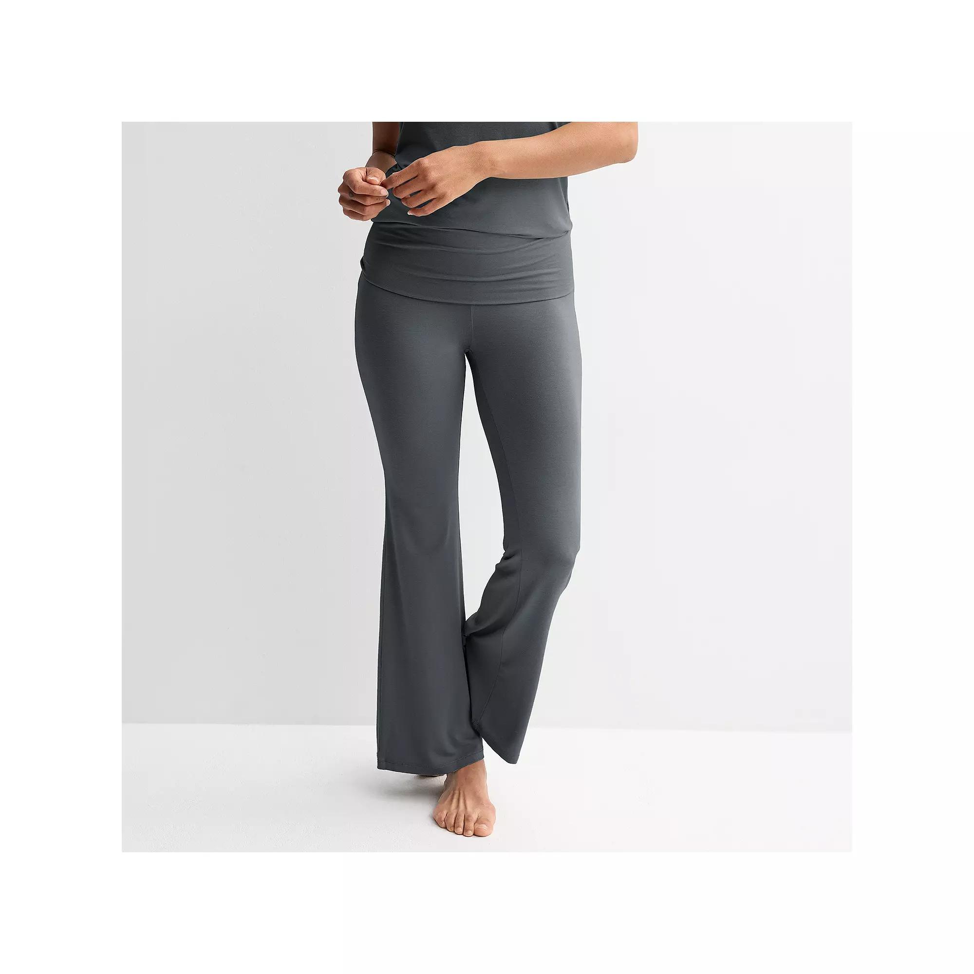 Women's Sonoma Goods For Life® Fold Over Sleep Pants, Size: XL Long, Filigree Product Image