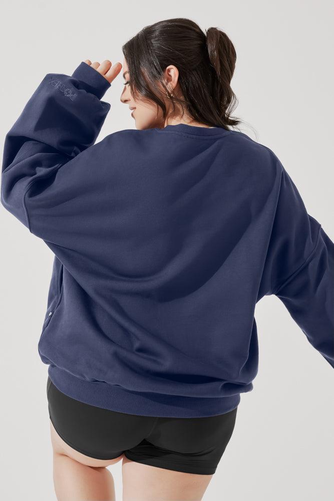 Cloud Crewneck Sweater - Merlot Product Image