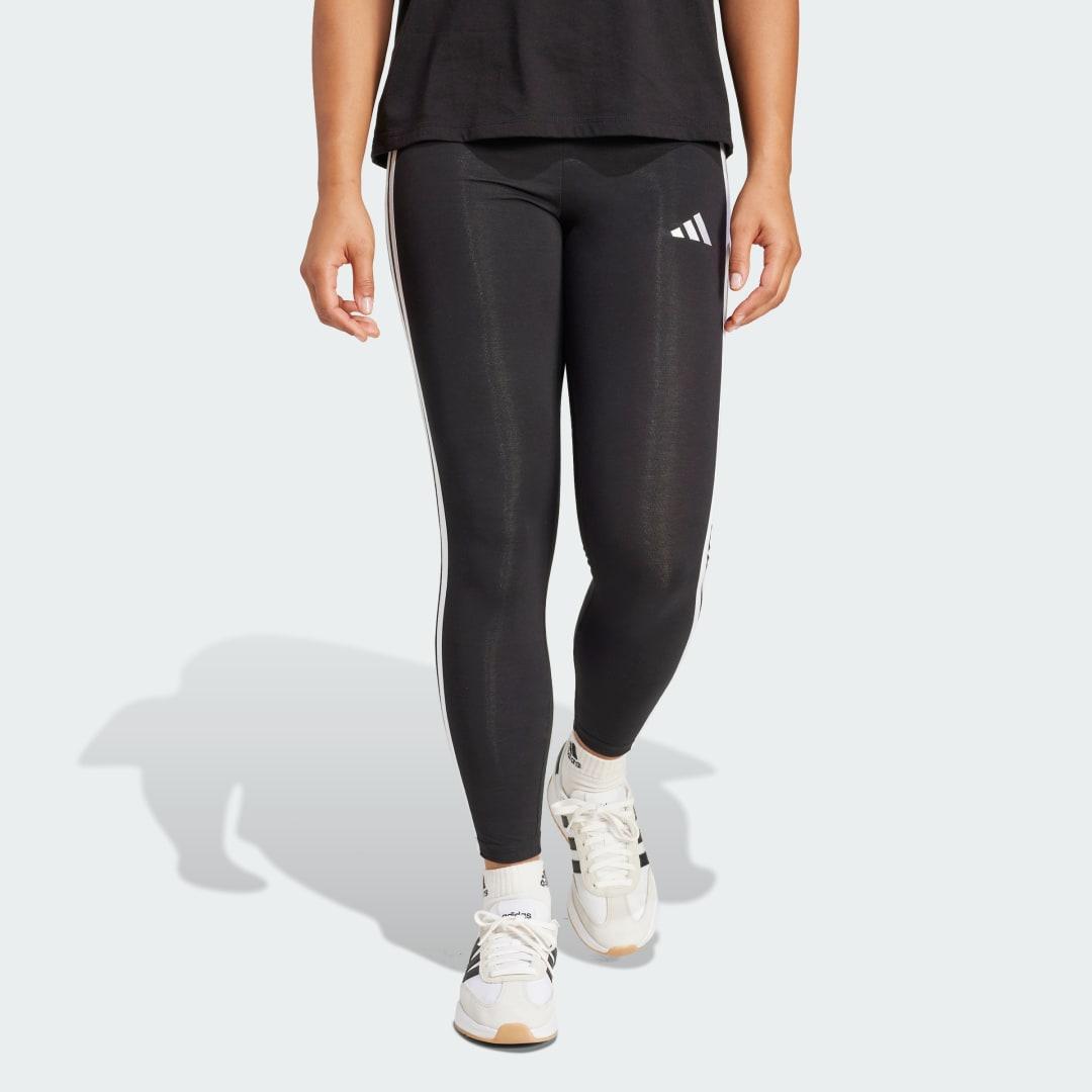 Women's adidas Essentials 3-Stripes Leggings, Size: XL, Black Product Image