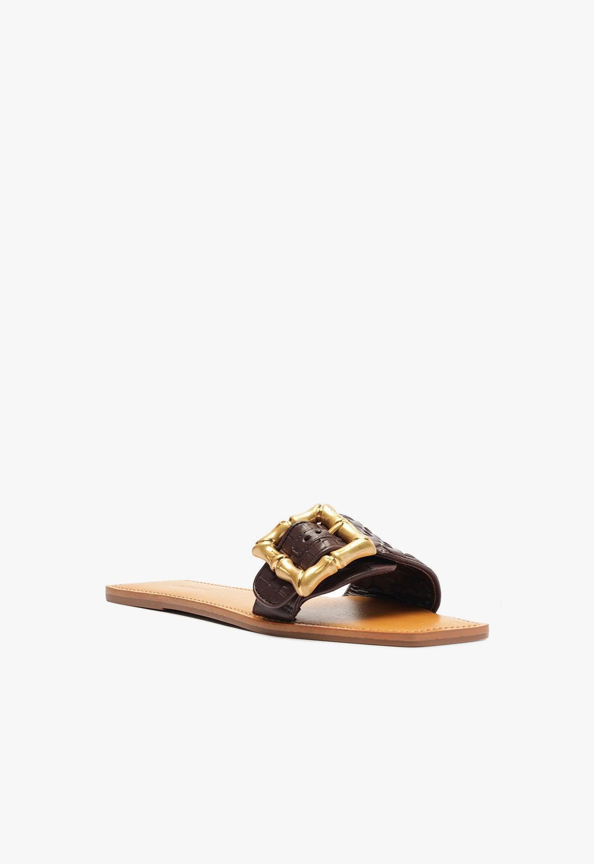 Enola Woven Leather Sandal Product Image