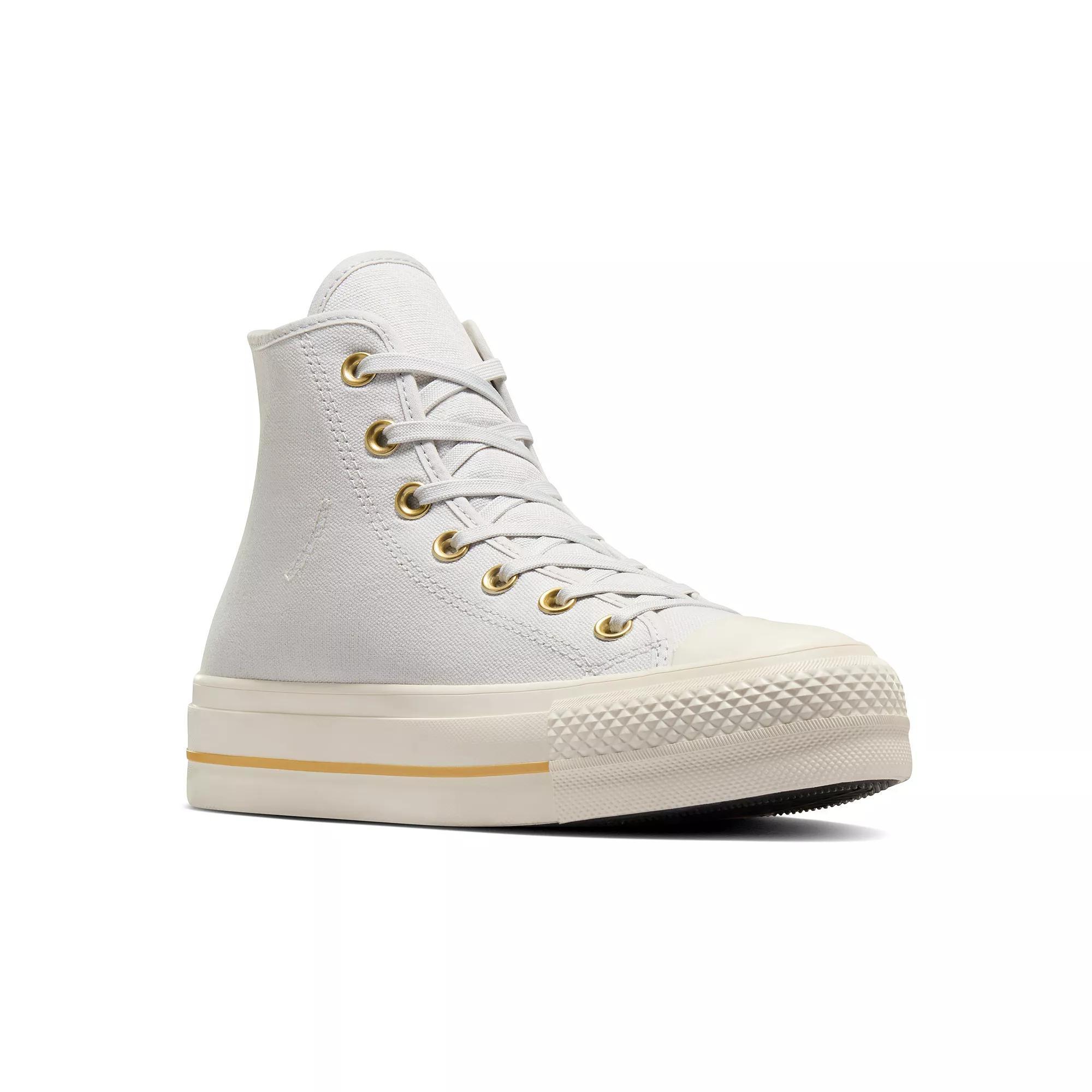 Converse Chuck Taylor All Star Lift Women's Platform High-Top Sneakers, Size: 10, Barely Gray Product Image