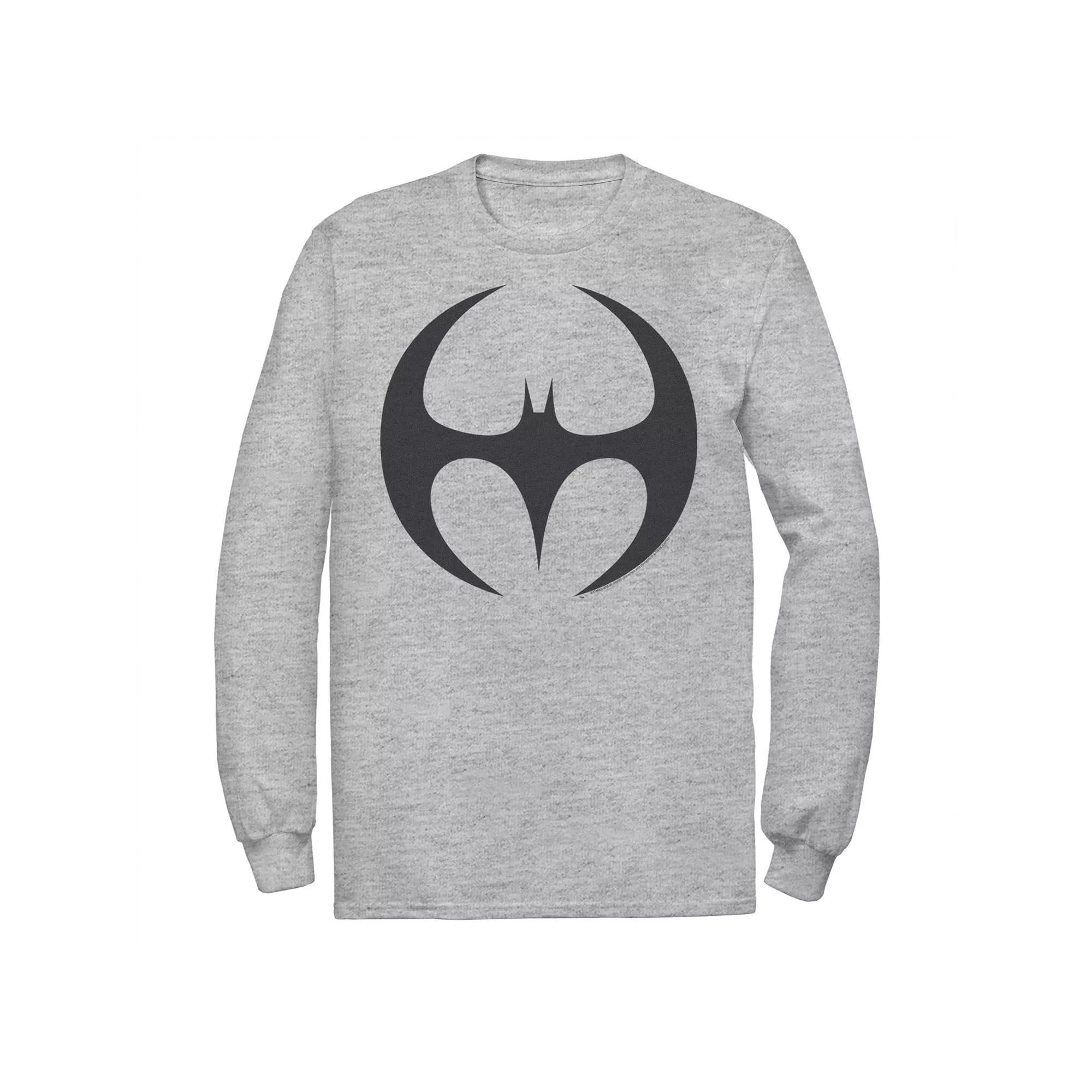 Men's DC Comics Batman Gadgets Classic Logo Ringer Tee, Size: XXL, Athletic Grey Product Image