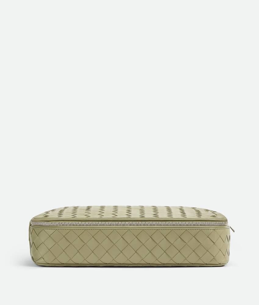 Men's Intrecciato  Medium Packing Cube in Travertine Product Image