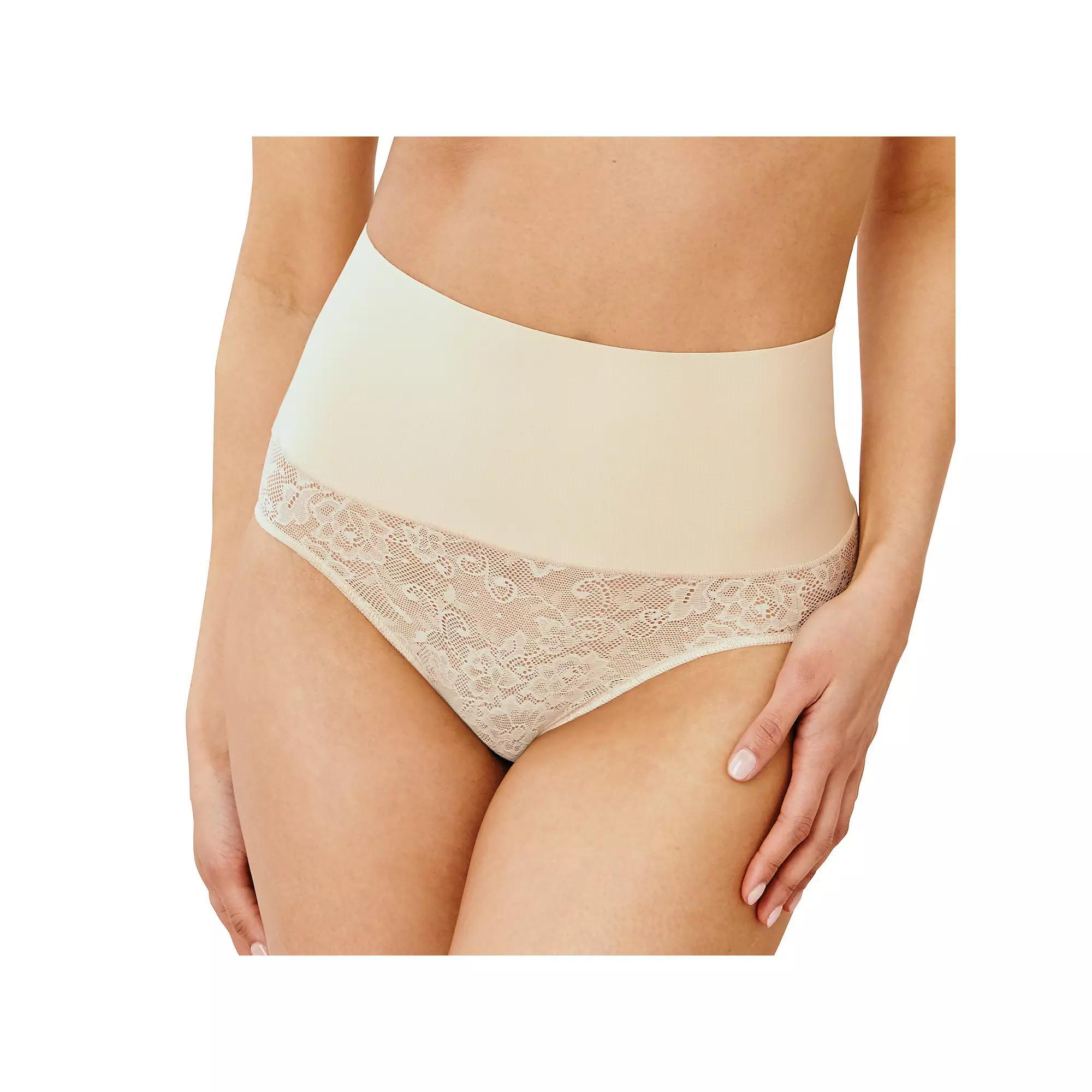 Maidenform Firm Control Shapewear Tame Your Tummy Brief DM0051, Women's, Size: XL, Nude Lace Product Image