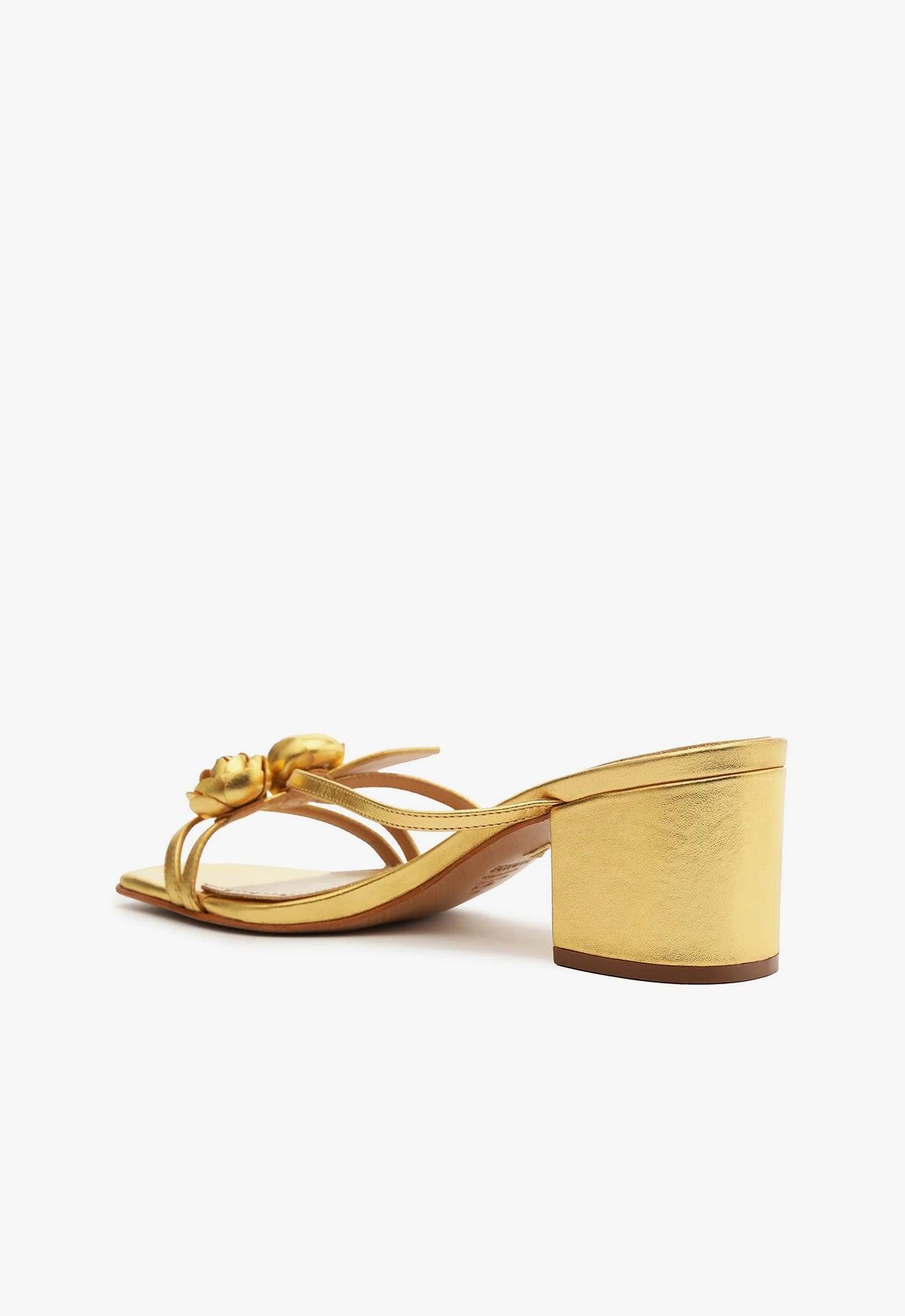 Alma Metallic Leather Sandal Product Image