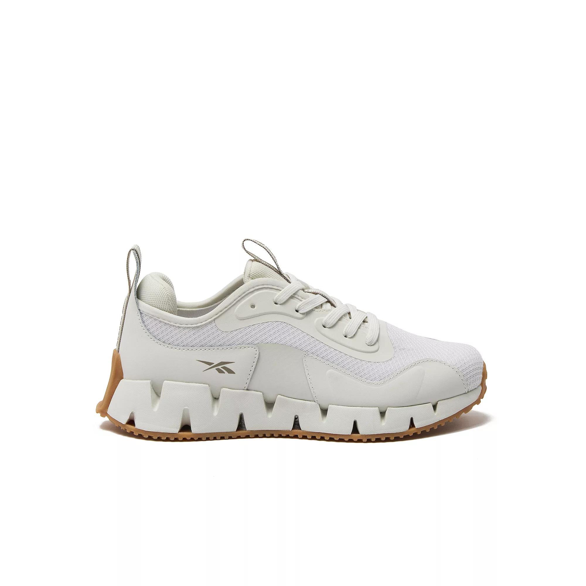 Reebok Zig Dynamica G Women's Sneakers, Size: 7.5, White Chateau Gray Product Image