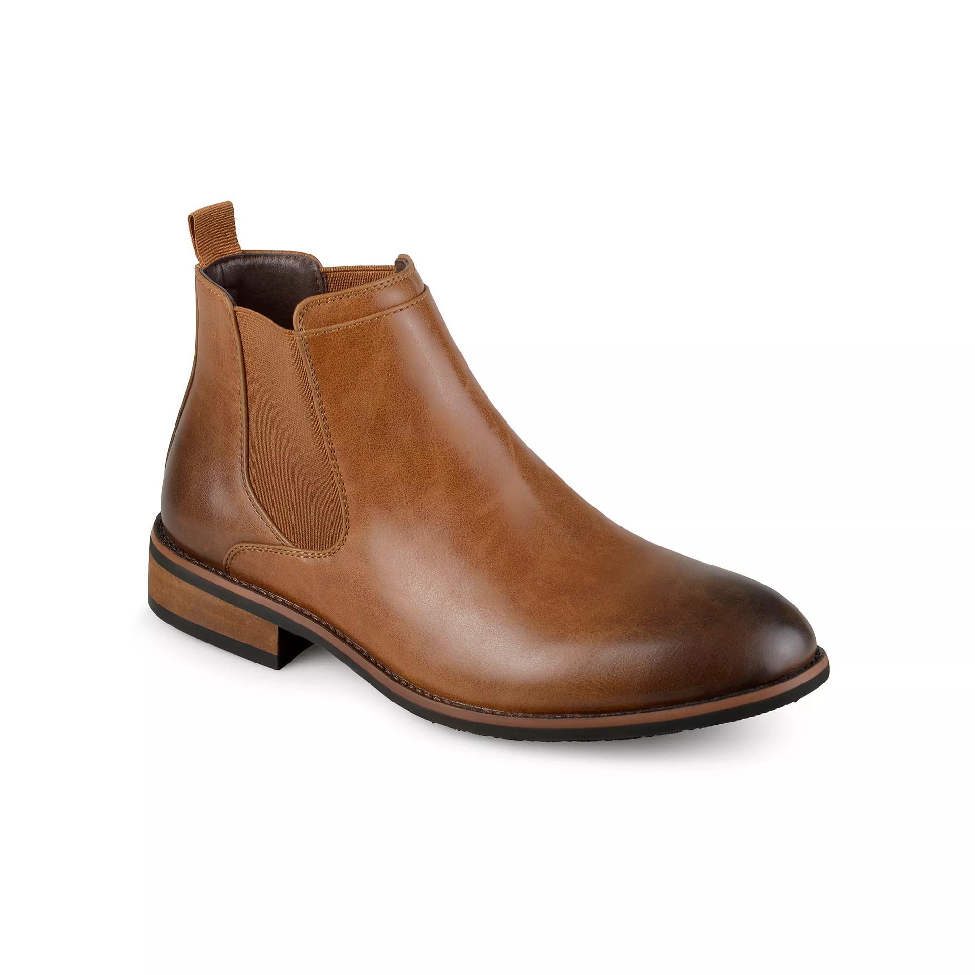 VANCE Landon Mens Chelsea Boots Brown Product Image