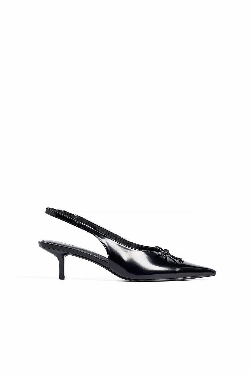 Bow Detail Slingback Pumps Product Image