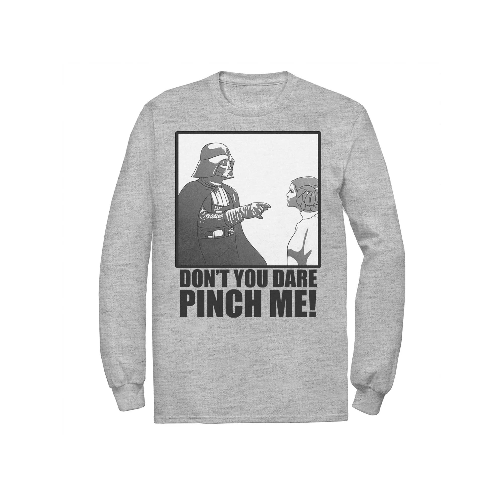 Men's Star Wars Vader Don't Pinch St. Patrick's Tee, Size: Small, Athletic Grey Product Image