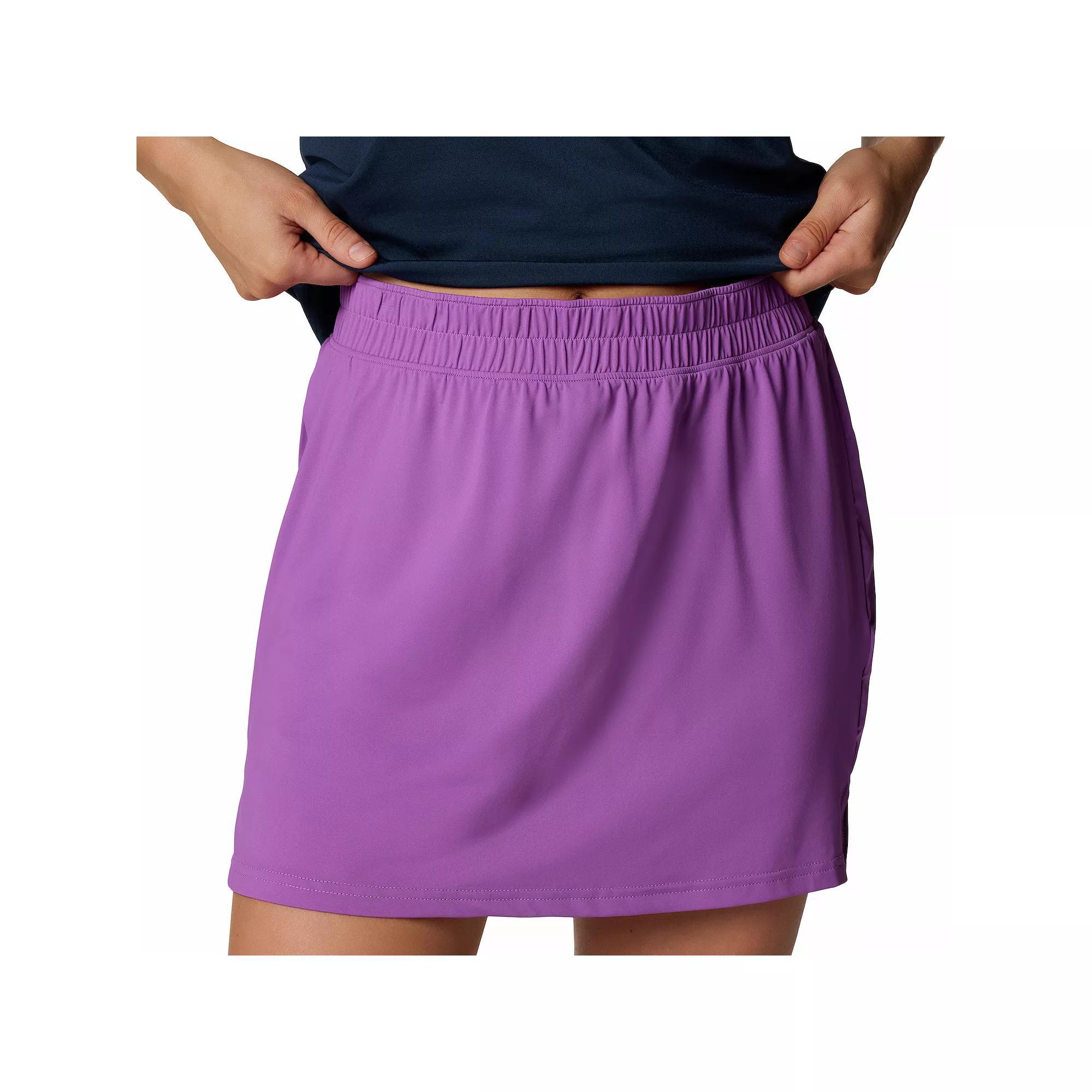 Women's Columbia Omni-WICK™ Midrise Chill River Skort, Size: Large, Safari Product Image
