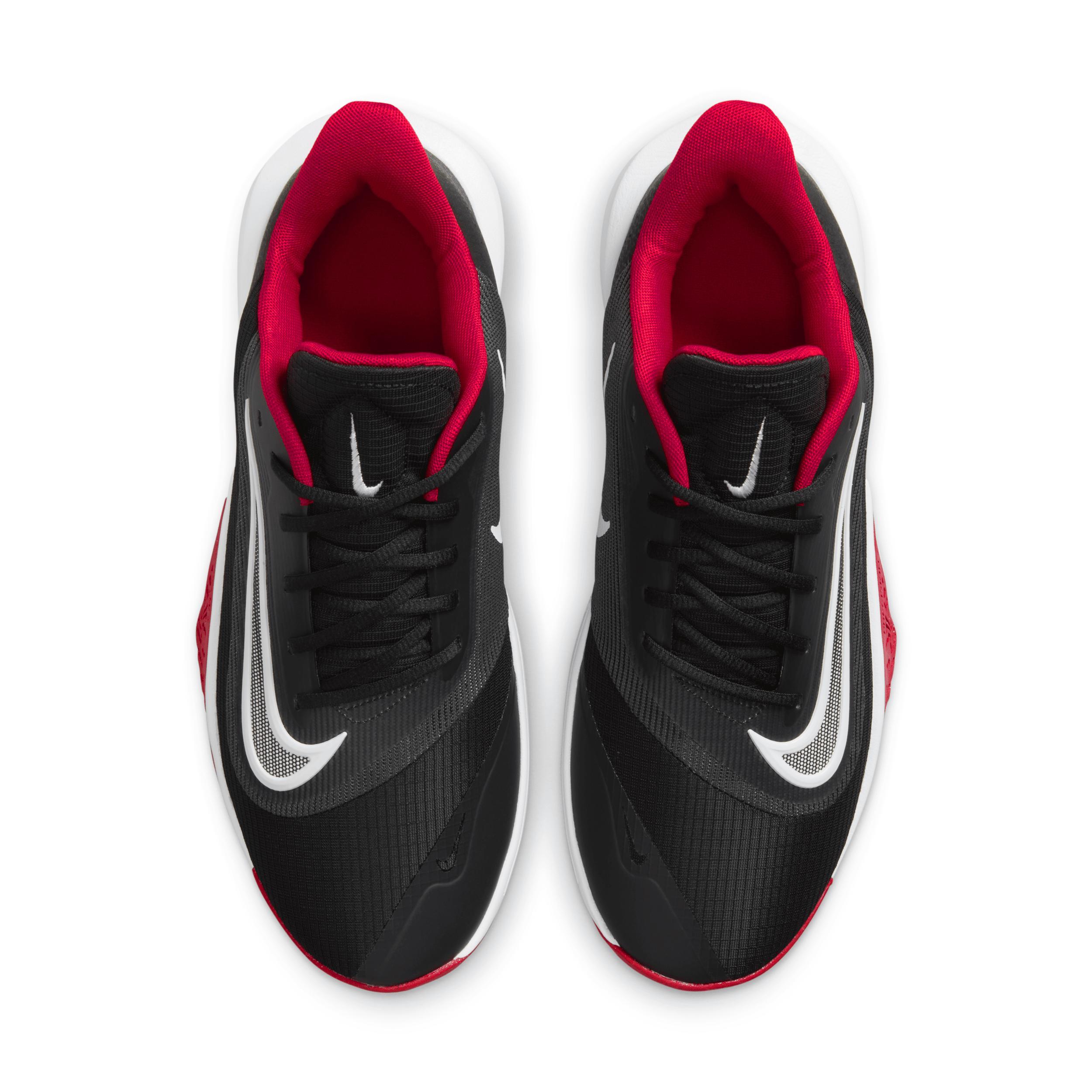 Nike Precision 7 Red White Black Men's Basketball Shoes, Size: 10.5, Black White Red Product Image