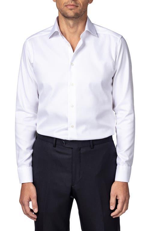 Eton Slim Fit Diagonal Weave Shirt Product Image