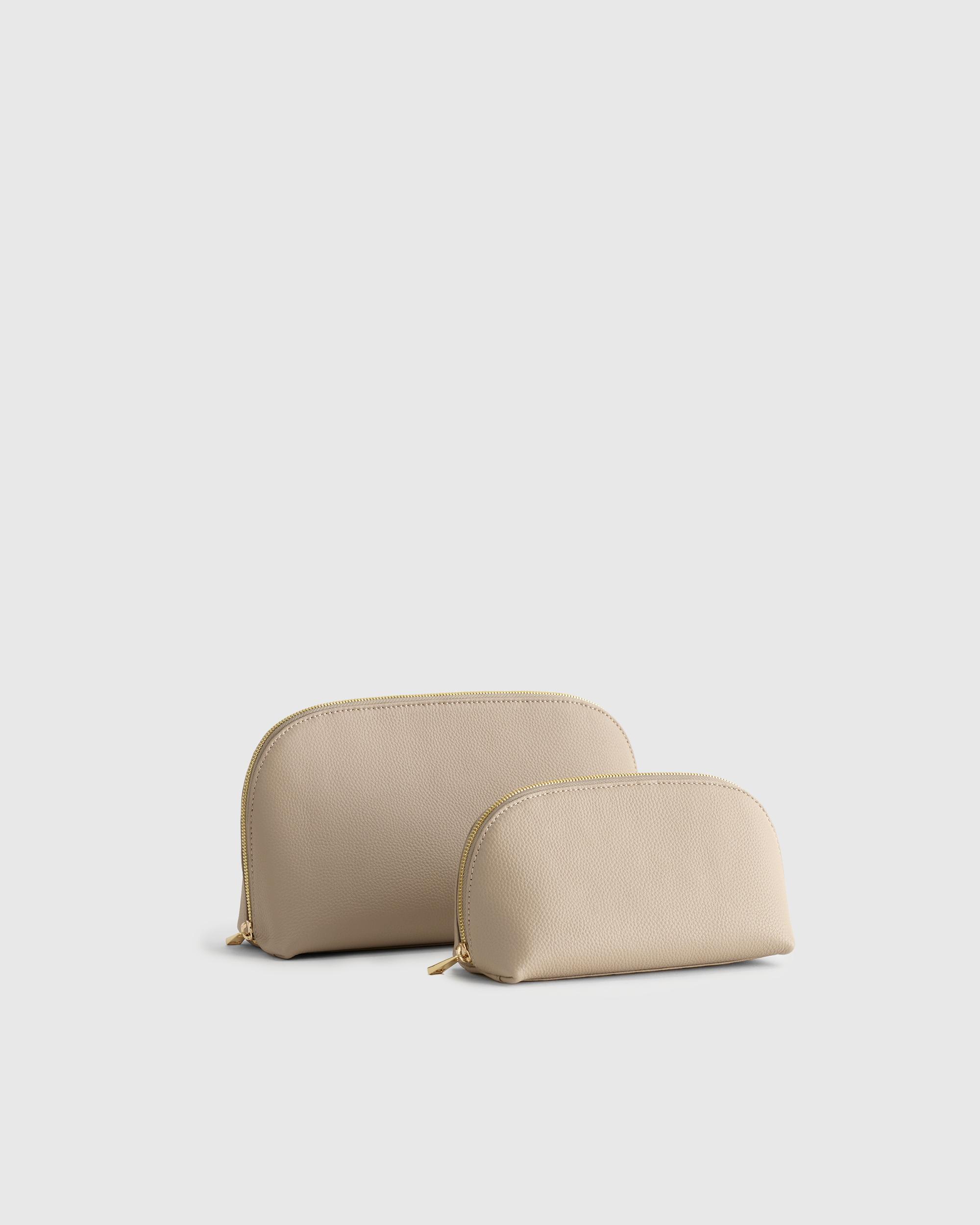 Quince | Women's Italian Leather Pouch Travel Set Product Image