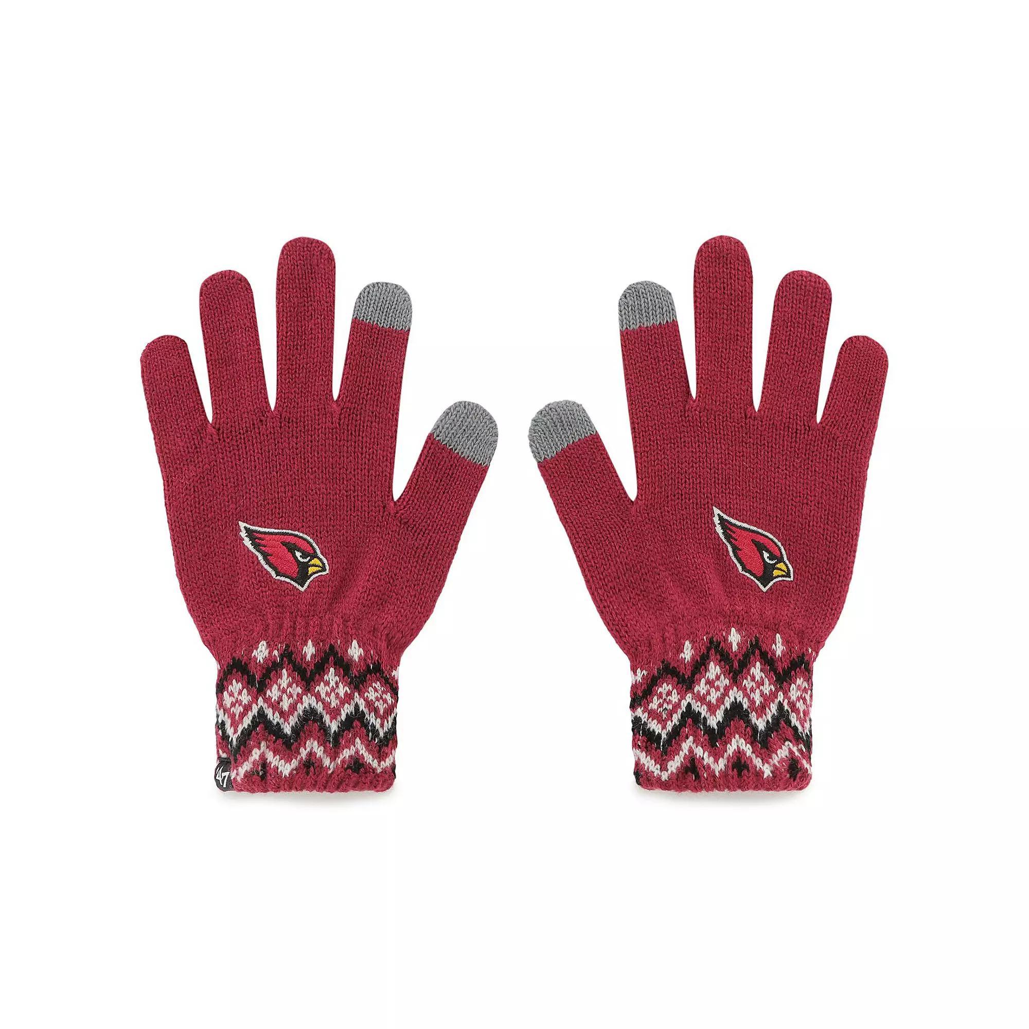 Women's '47 Arizona Cardinals Elsa Gloves, Team Product Image