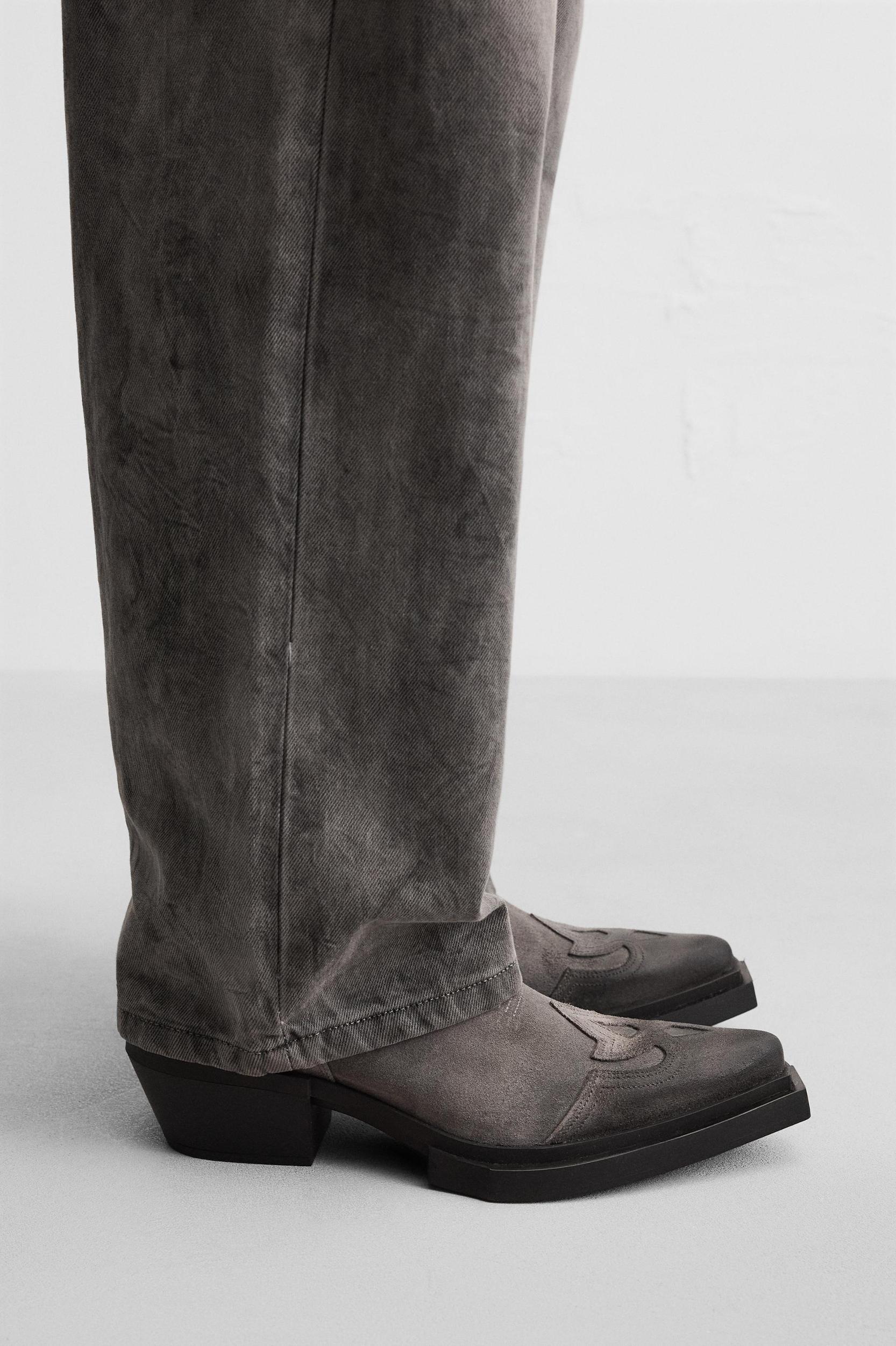 LEATHER COWBOY BOOTS LIMITED EDITION Product Image