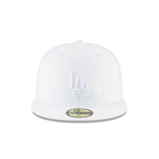 Atlanta Braves Black and White Basic 59FIFTY Fitted Hat Male Product Image