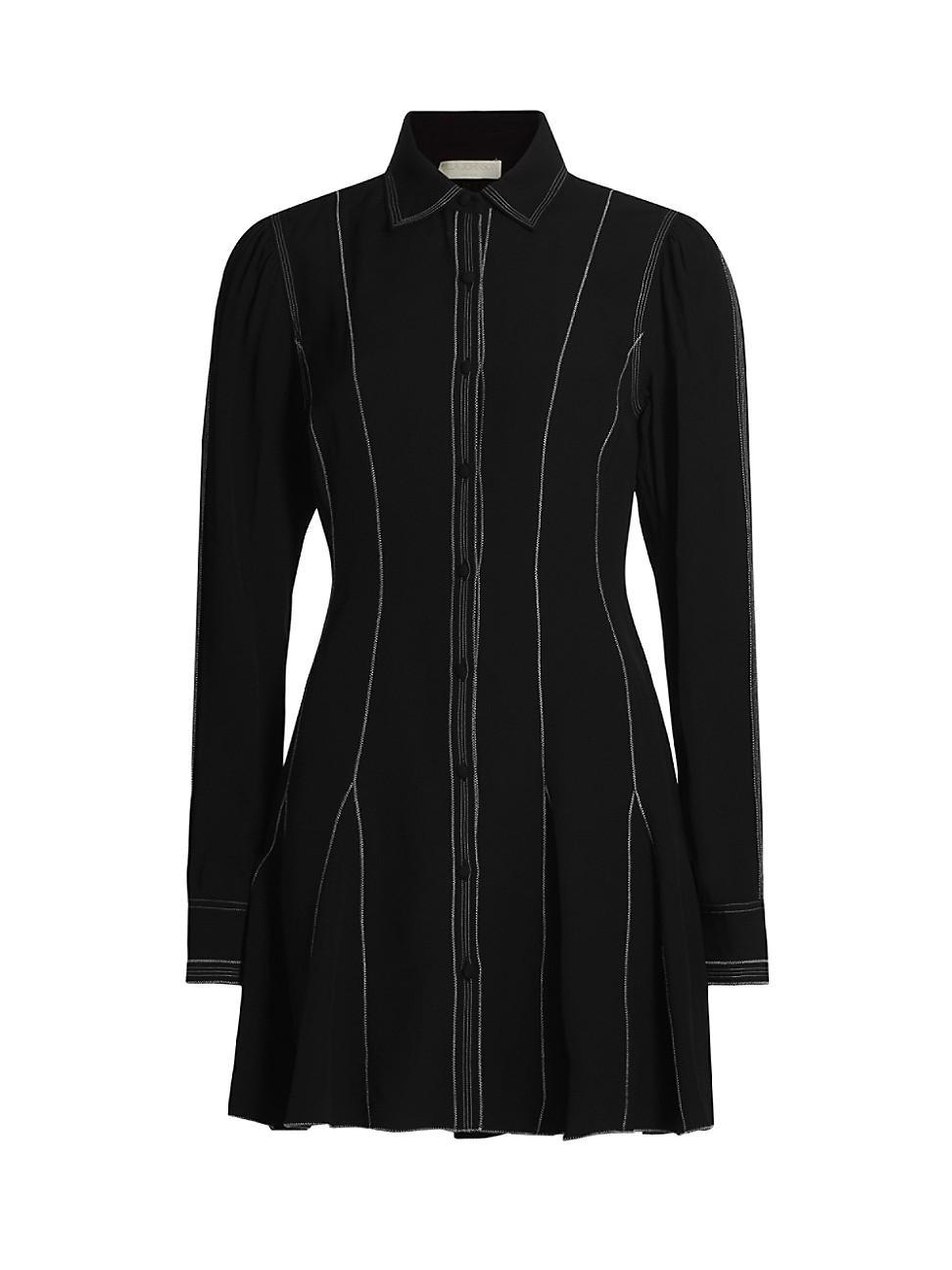 Womens Roanne Topstitch Minidress Product Image