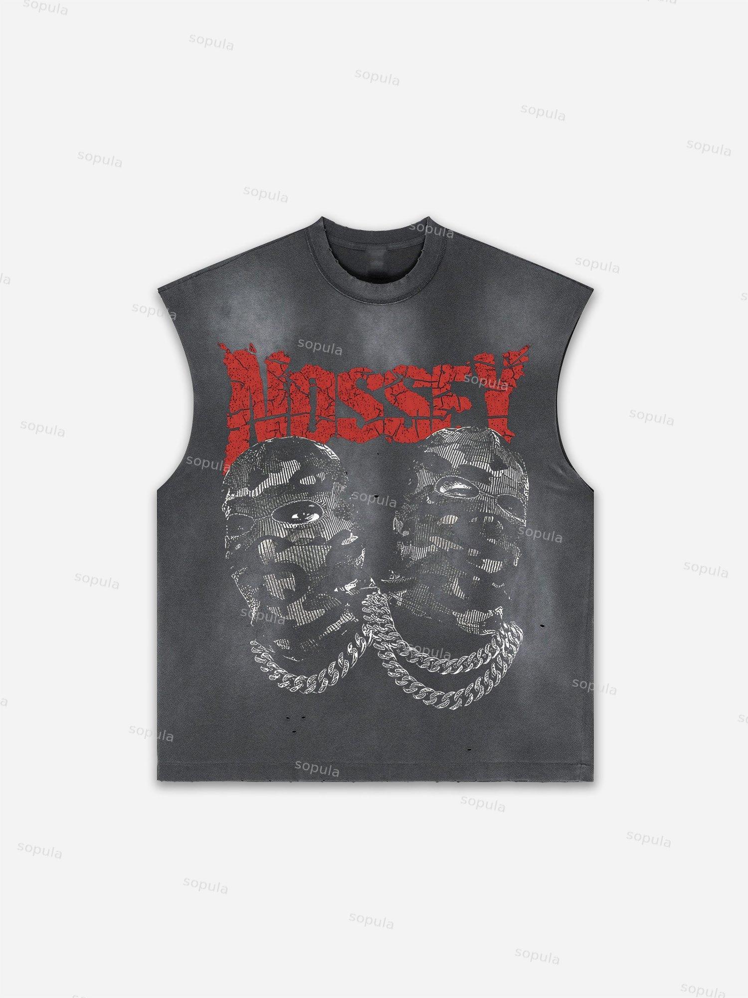 Mental Health Matters Fun Graphic Distressed Tank Top Product Image