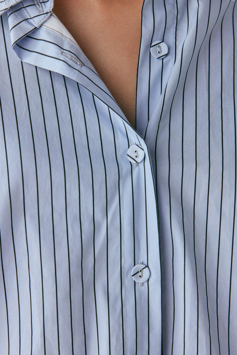 Ava Shorts Blue Stripe Product Image