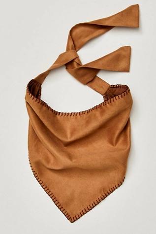 Valentine Faux Suede Hair Scarf Product Image