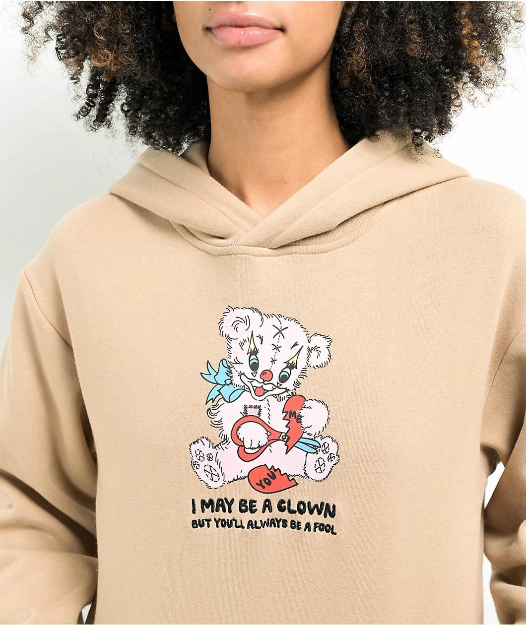 A.LAB Stitches Bear Tan Hoodie Product Image