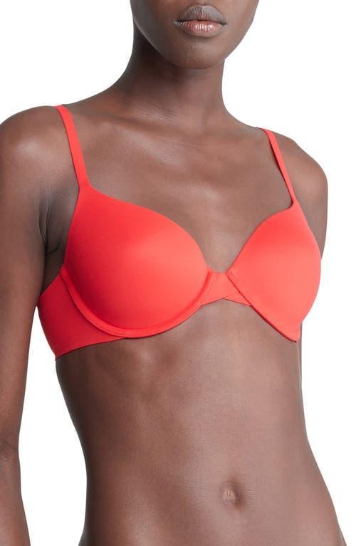 Calvin Klein Womens Perfectly Fit Lightly Lined Full Coverage Bra - Brown - 34B Product Image