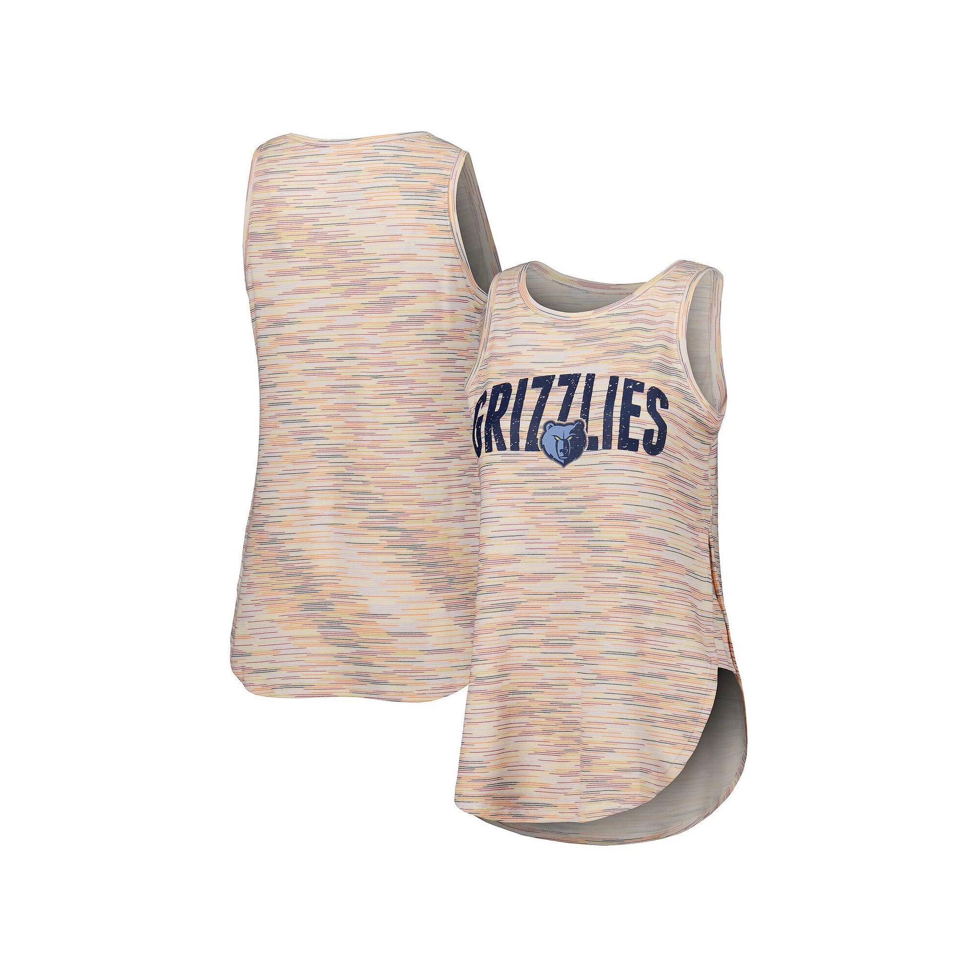Women's Concepts Sport White Memphis Grizzlies Sunray Tank Top, Size: Small, Grz White Product Image