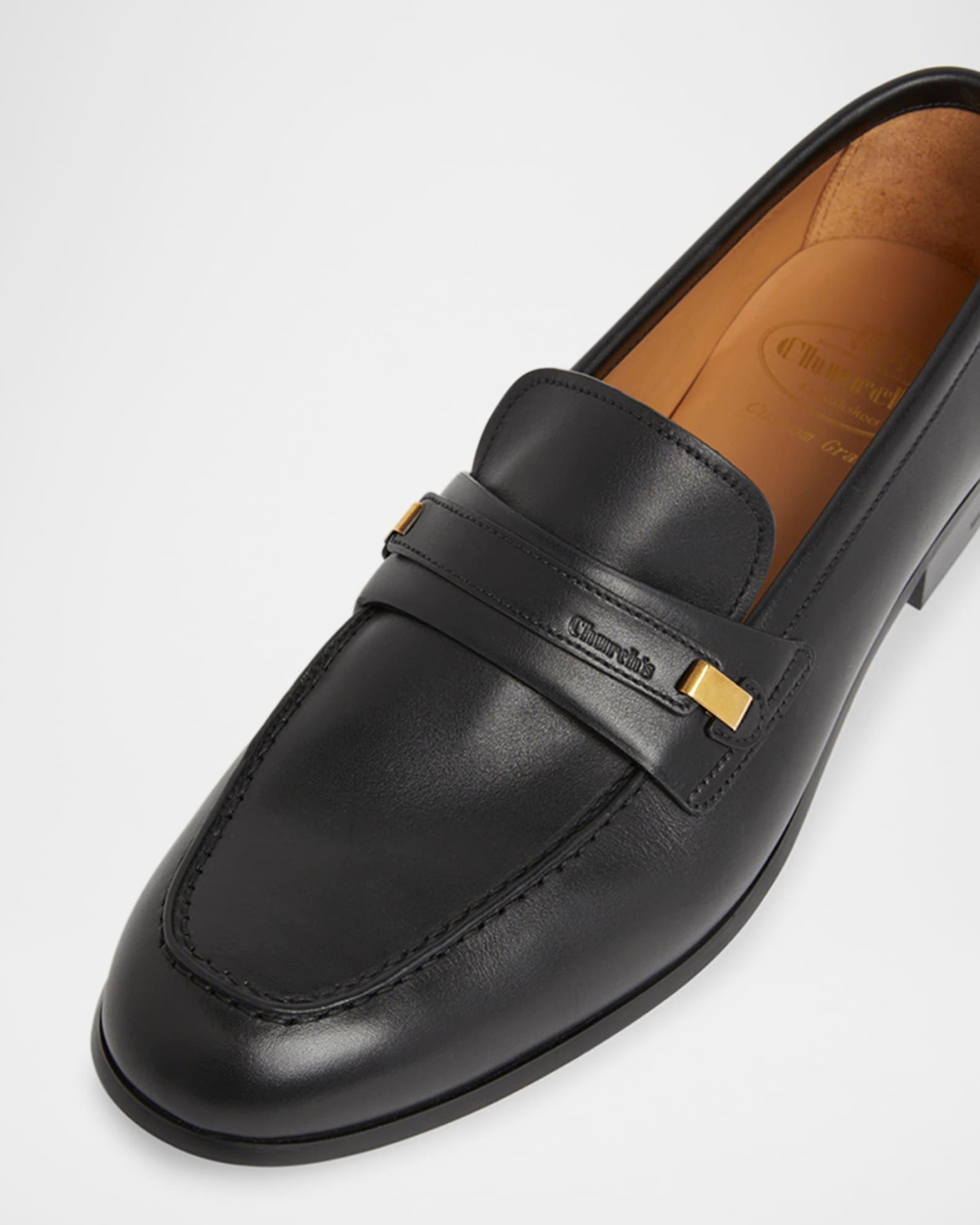 Men's Preston Rubber-Sole Leather Penny Loafers Product Image